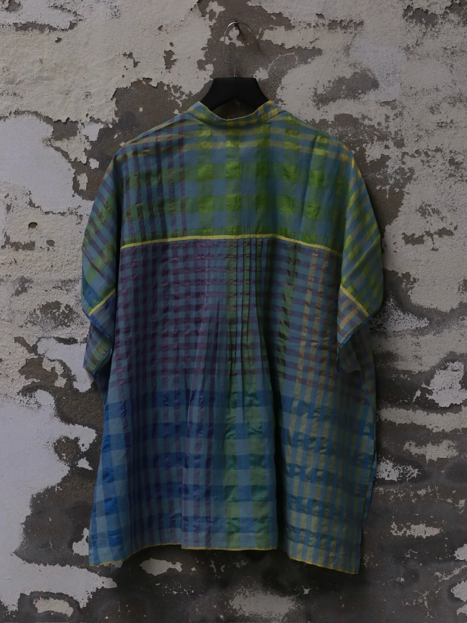 EKA 25 Spring/Summer Front Stand Collar Splicing Top EKA-SS/25/08/ZEAL-MULTICOLOR - Image 8