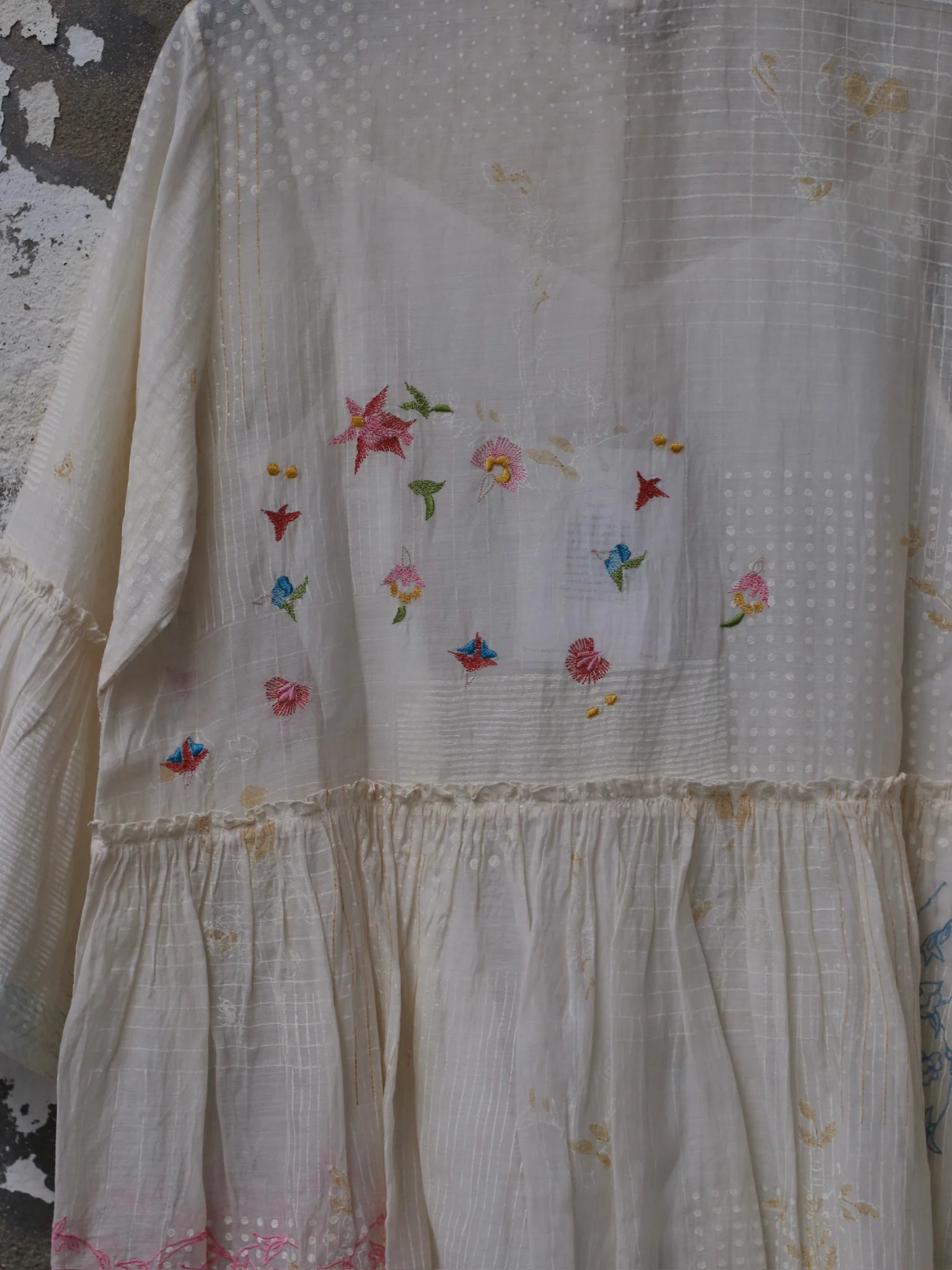 EKA 25 Spring/Summer Stand Collar Front Opening Button Top Shirt EKA-SS/25/31/LILIBETH-ECRU - Image 11