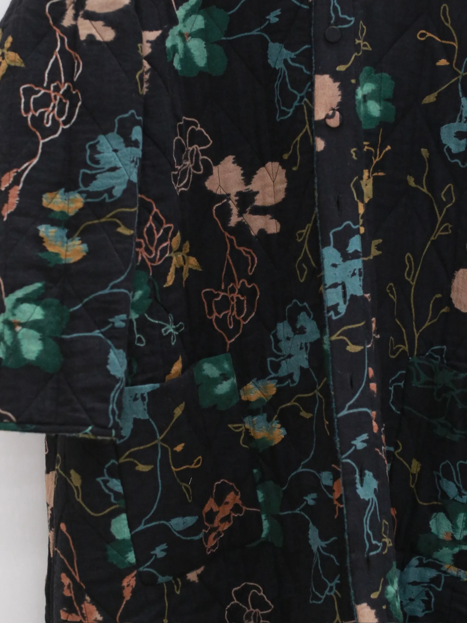 EKA Fall/Winter 2025 SOZNI Loose Fit Fully Quilted Reversible Jacket/Trench Coat EKA-AW/25/91/ELARA-MULTICOLOR - Image 14