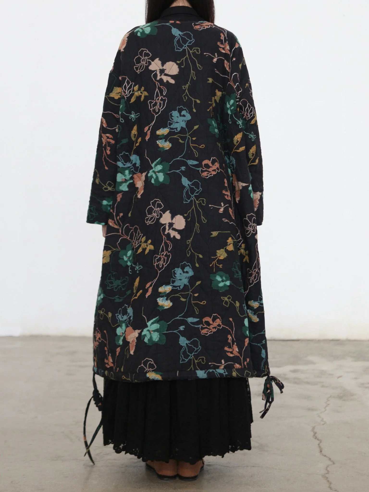 EKA Fall/Winter 2025 SOZNI Loose Fit Fully Quilted Reversible Jacket/Trench Coat EKA-AW/25/91/ELARA-MULTICOLOR - Image 5