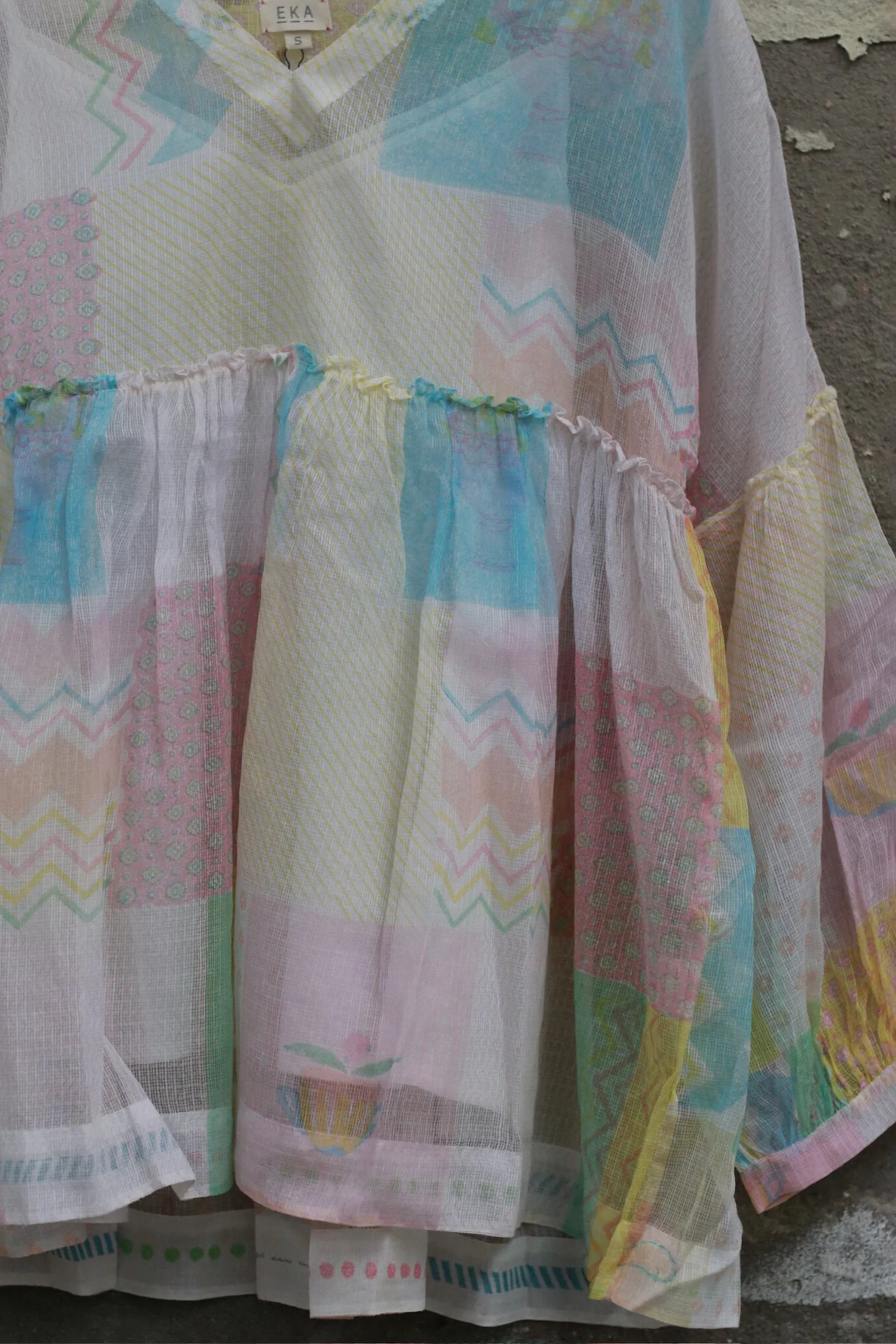 EKA KOTA Spring/Summer 2026 Layered Top EKA-SS2618ASH-1-MULTICOLOR - Image 6