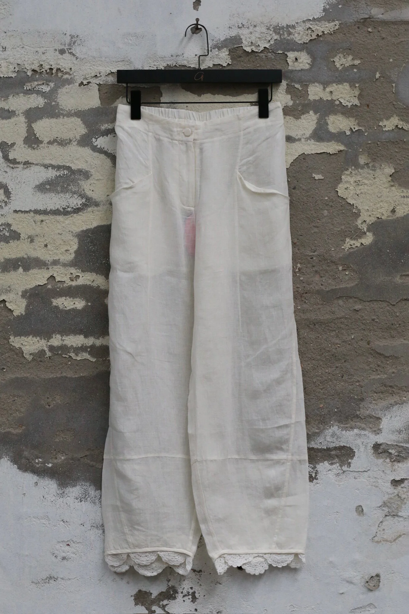 EKA Spring/Summer 2026 Loose Fit Pants EKA-SS26120AMBRA-1-WHITE - Image 4