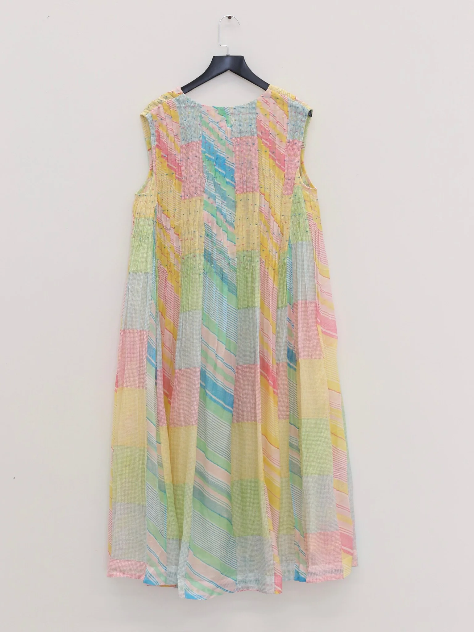 EKA Spring/Summer 2026 Sleeveless Hand-Pleated Dress EKA-SS26248PARLESLEEVELESS-1-MULT - Image 7