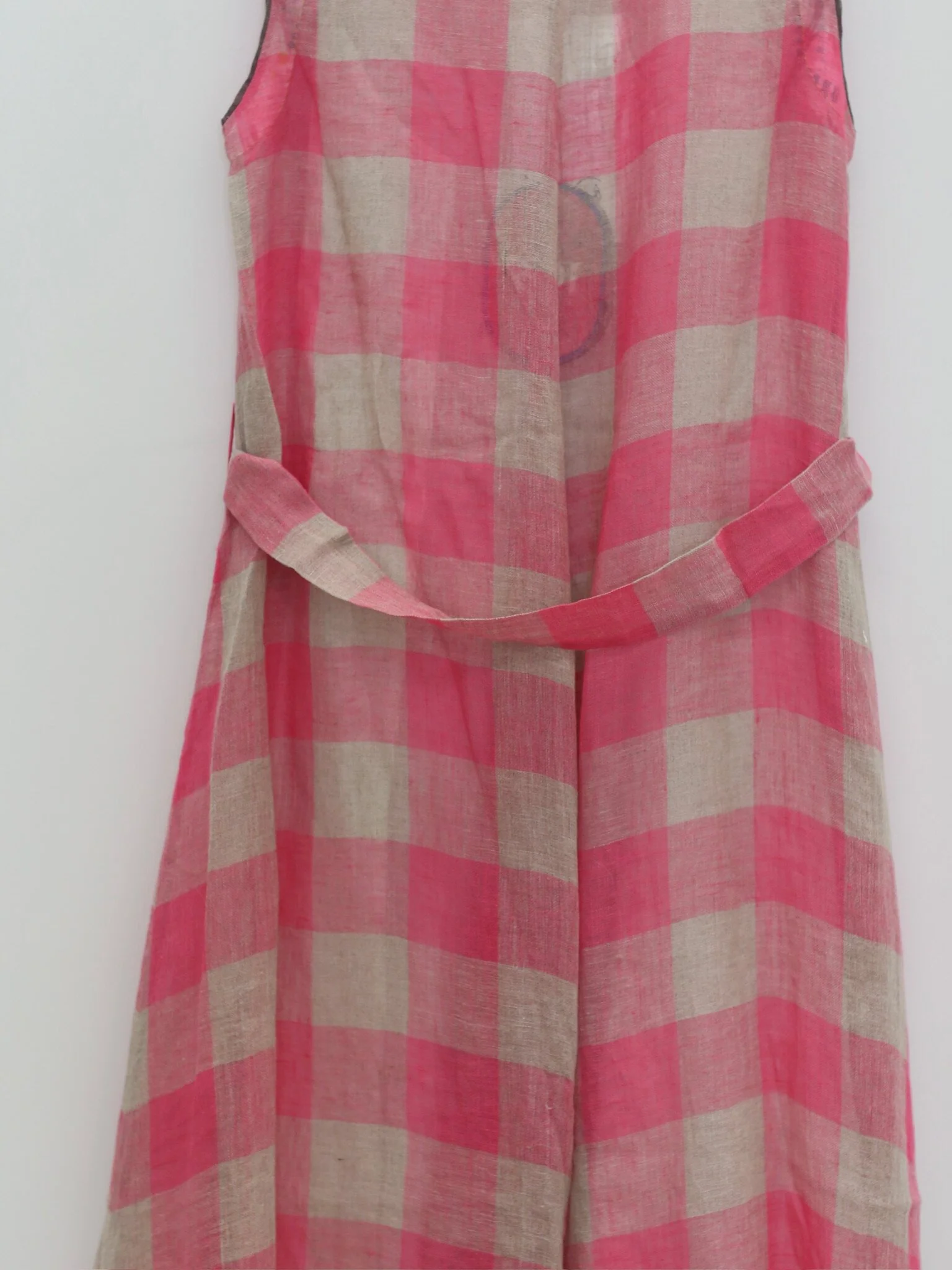 EKA Spring/Summer 2026 Sleeveless Loose Midi Dress EKA-SS26178VALEDRESS-1-ROUGE PINK - Image 6