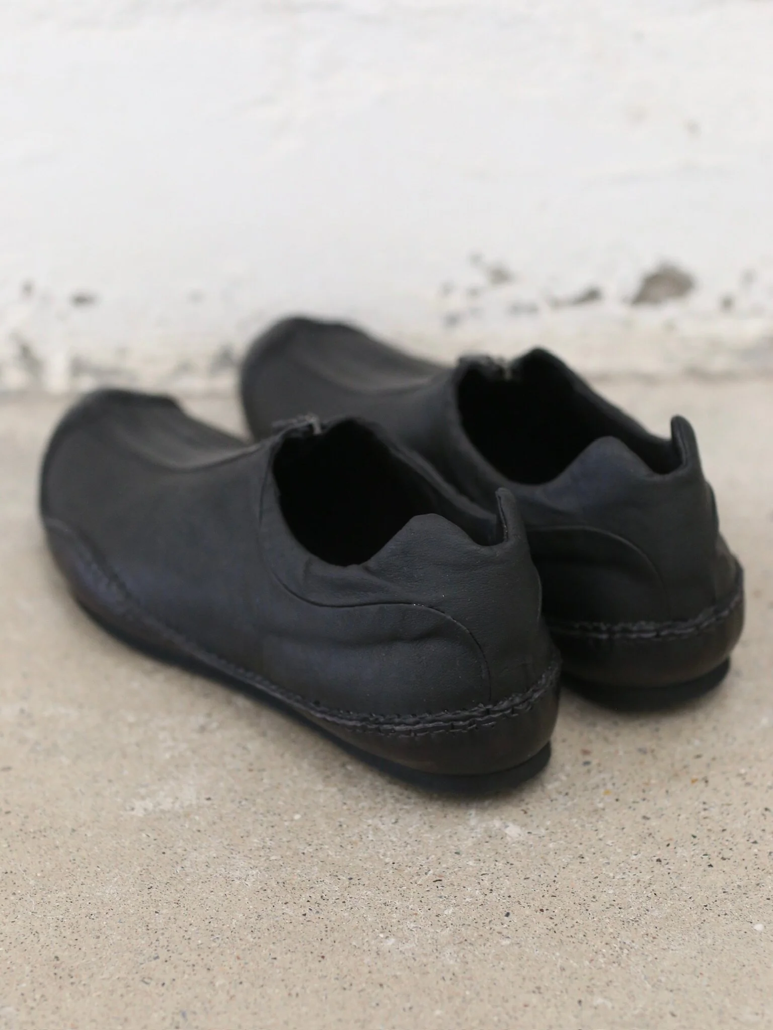 EMATYTE Zipper Casual Shoes β Artisan Hand-Stitched Construction β Durable β EMA-ART. Triton Z03-Black - Image 4