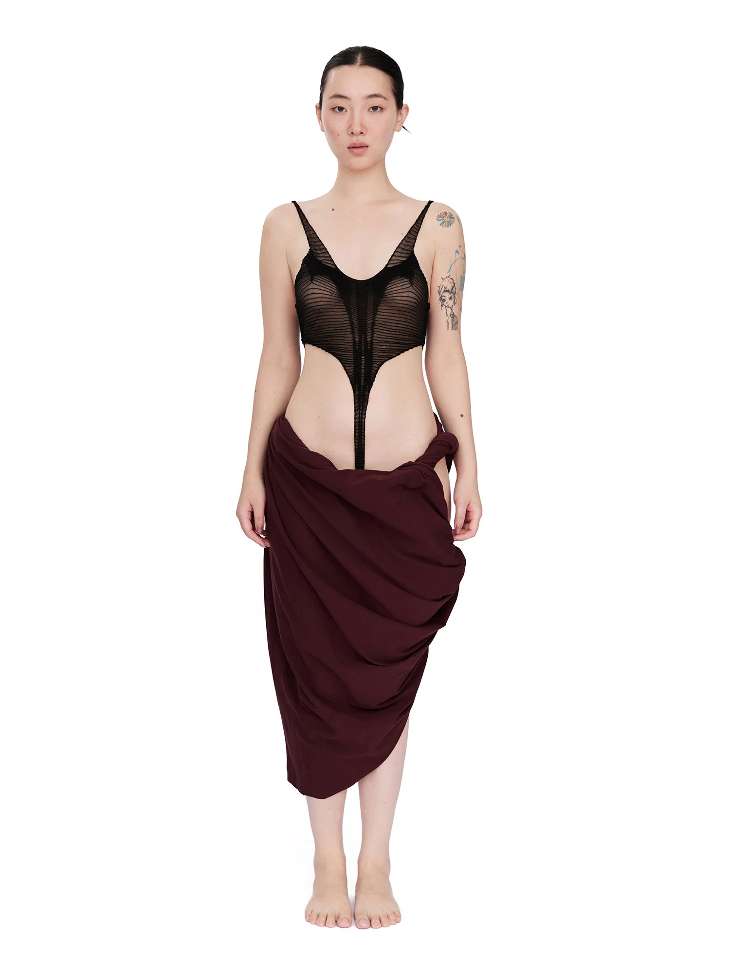 ENCIICNE PF26 Onesie Knitted Camisole ECCN-EC25SSB003C01C5-HEI Black (ECCN-EC25SSB001) - Image 15