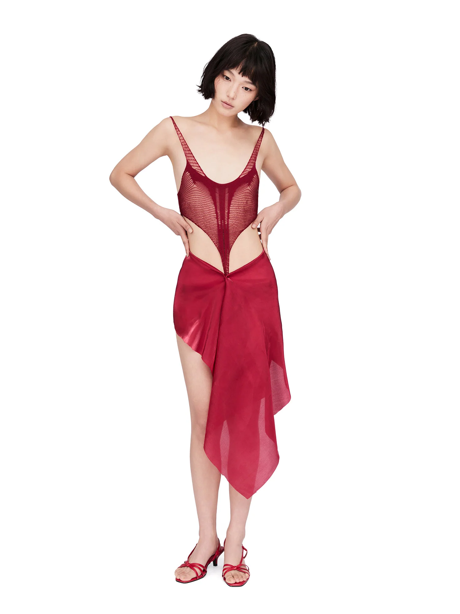 ENCIICNE PF26 Onesie Knitted Camisole ECCN-EC25SSB007C01C3-HONG Red (ECCN-EC25SSB001) - Image 12