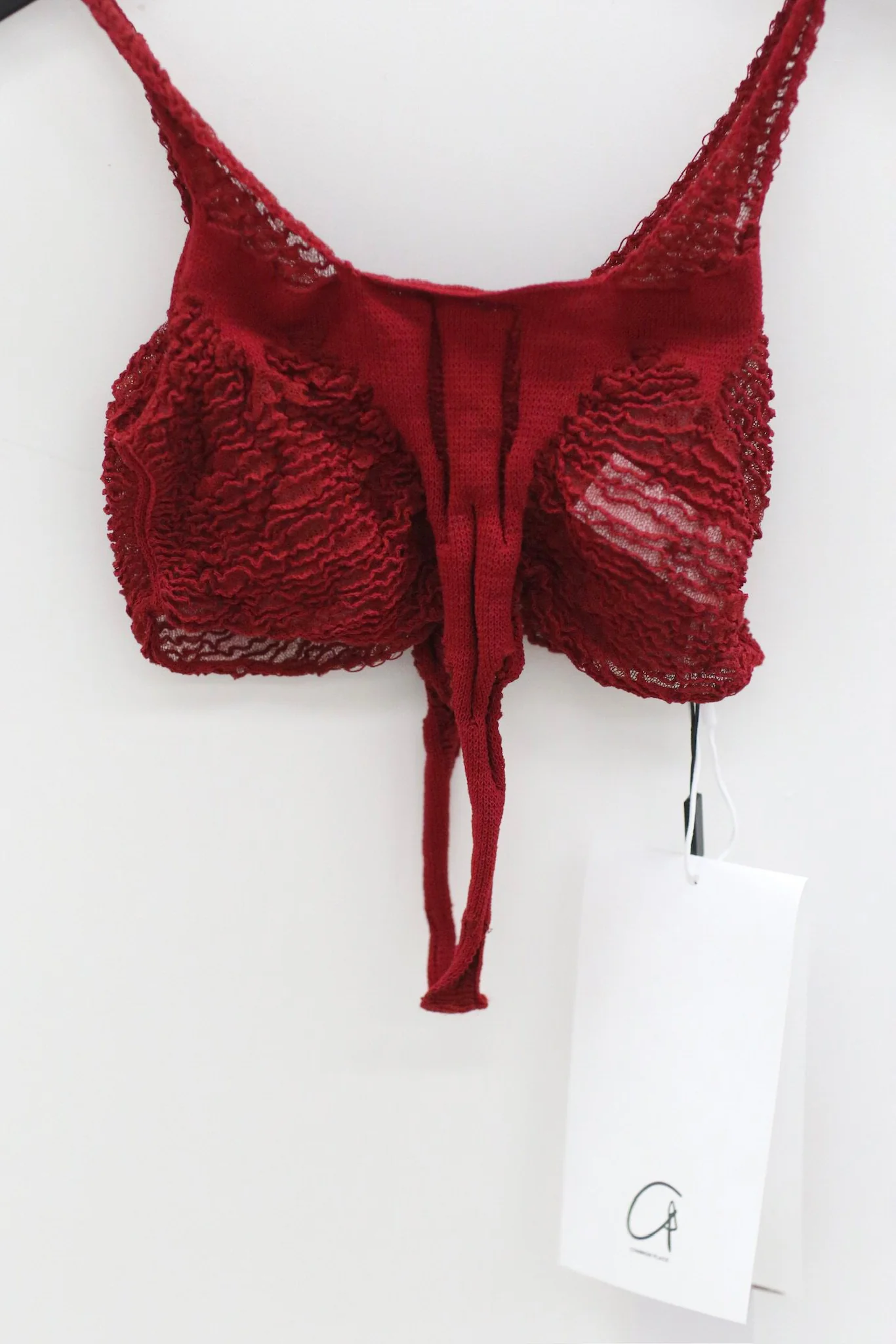ENCIICNE PF26 Onesie Knitted Camisole ECCN-EC25SSB007C01C3-HONG Red (ECCN-EC25SSB001) - Image 4