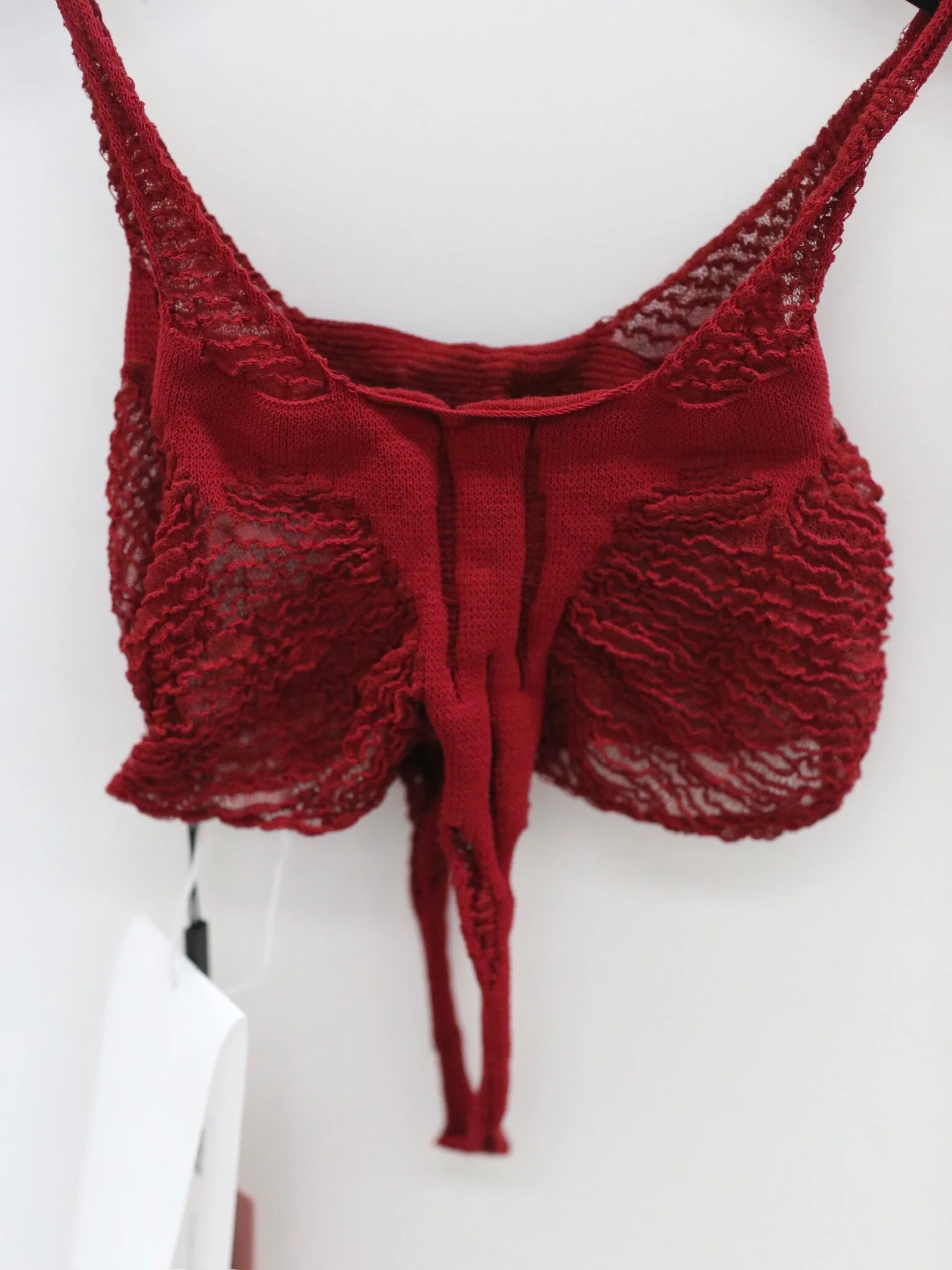 ENCIICNE PF26 Onesie Knitted Camisole ECCN-EC25SSB007C01C3-HONG Red (ECCN-EC25SSB001) - Image 5