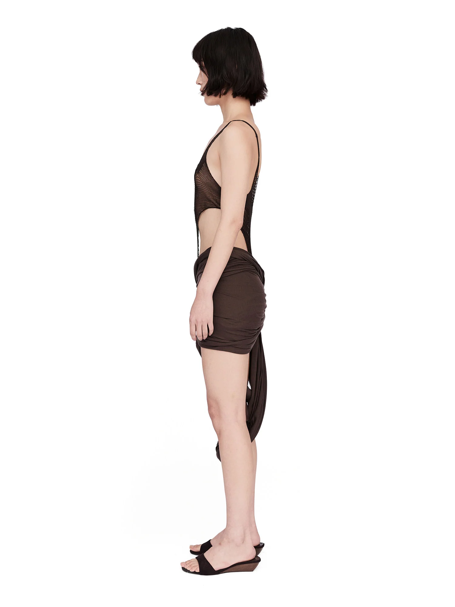 ENCIICNE PF26 Onesie Knitted Camisole ECCN-EC25SSB058C01C6-KF Dark Brown (ECCN-EC25SSB001) - Image 10