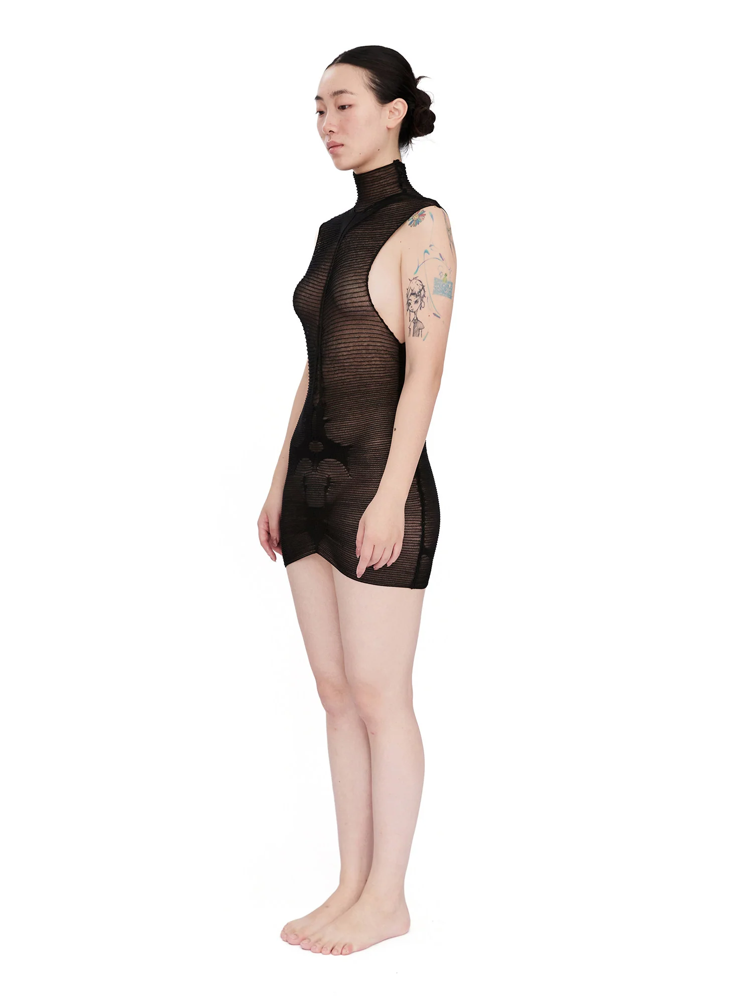 ENCIICNE PF26 Sleeveless Knit Bodycon Skirt ECCN-EC25SSS003B02C5-HEI Black (ECCN-EC25SSS002) - Image 8