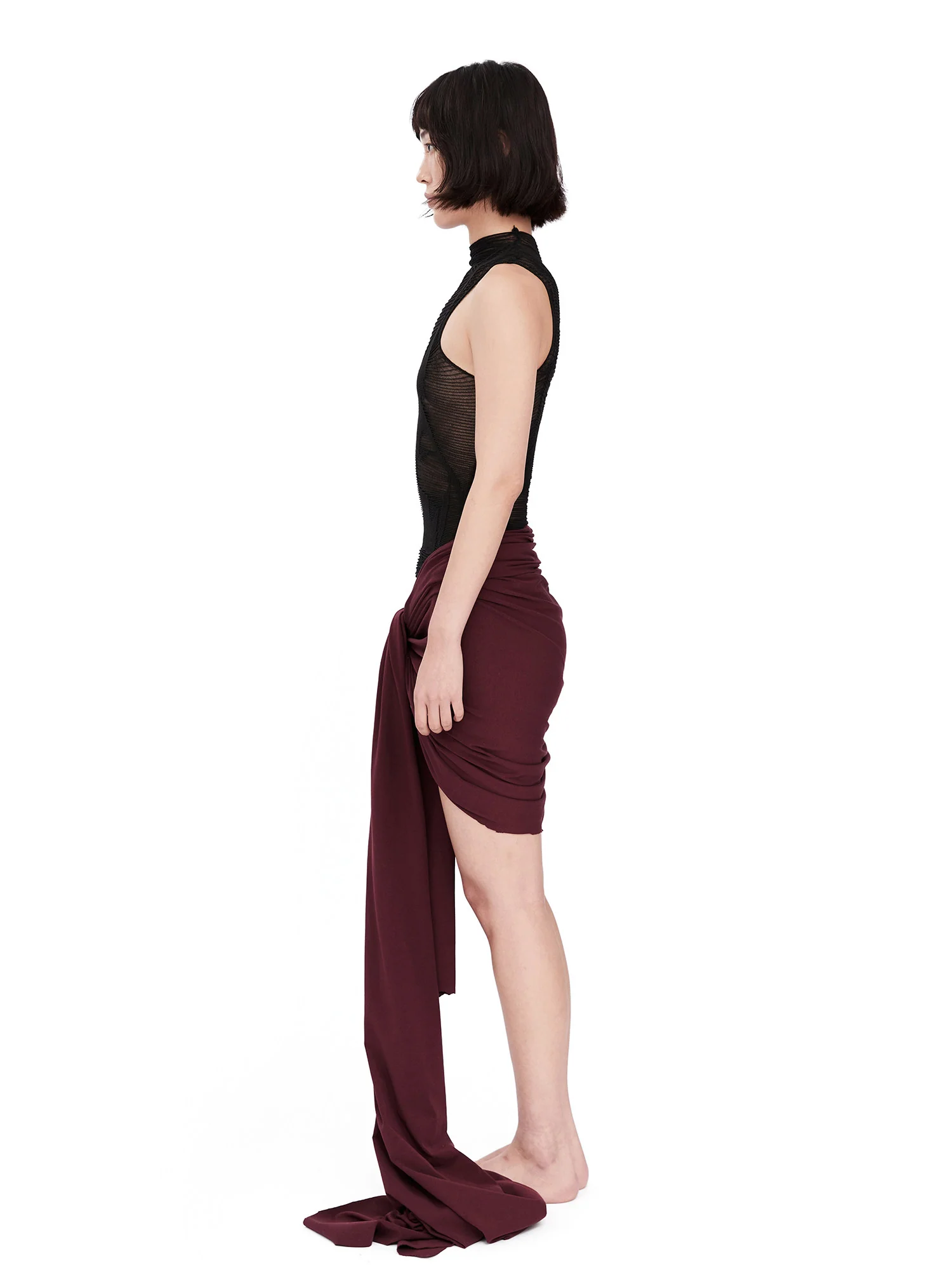 ENCIICNE PF26 Sleeveless Knit Top ECCN-EC25SST003A02C5-HEI Black (ECCN-EC25SST002) - Image 9