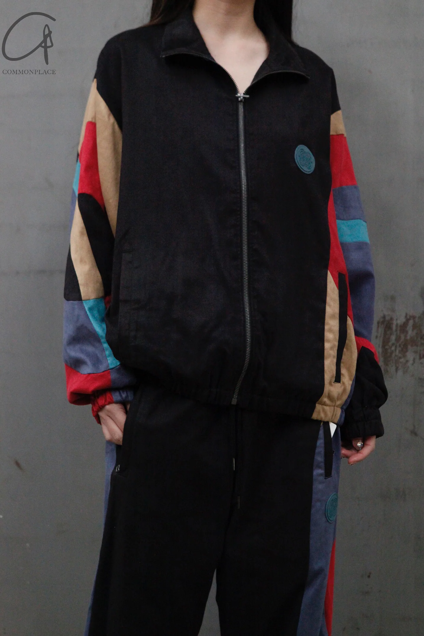 FACETASM casual jacket TOF-JK-M11 black - Image 2