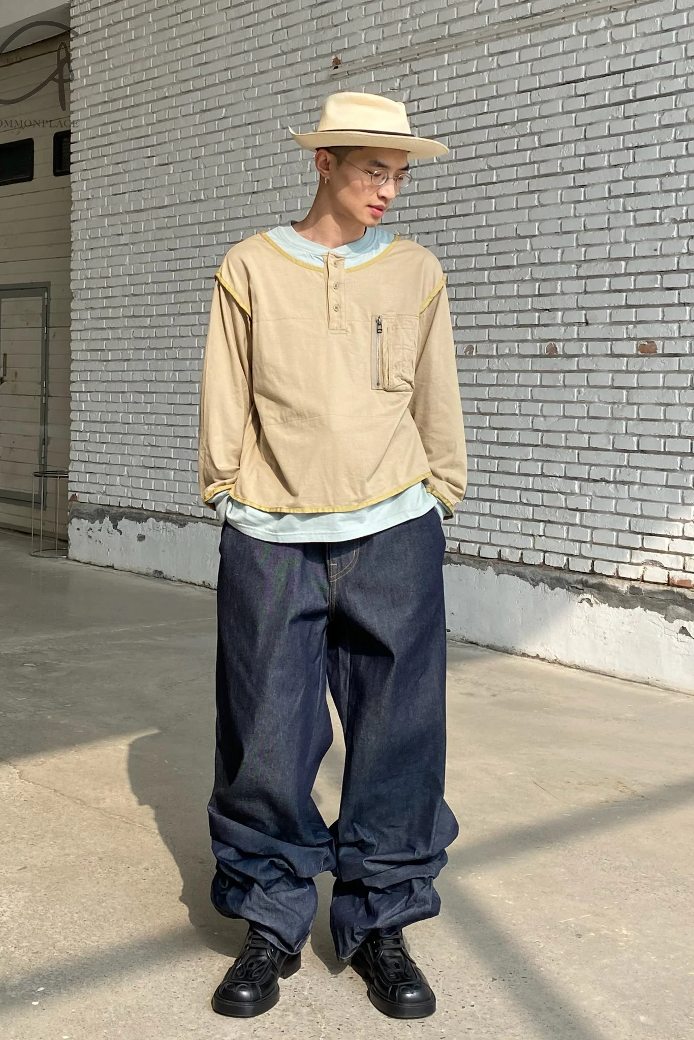 FACETASM folds closed jeans TOF-PT-U05 - Image 15