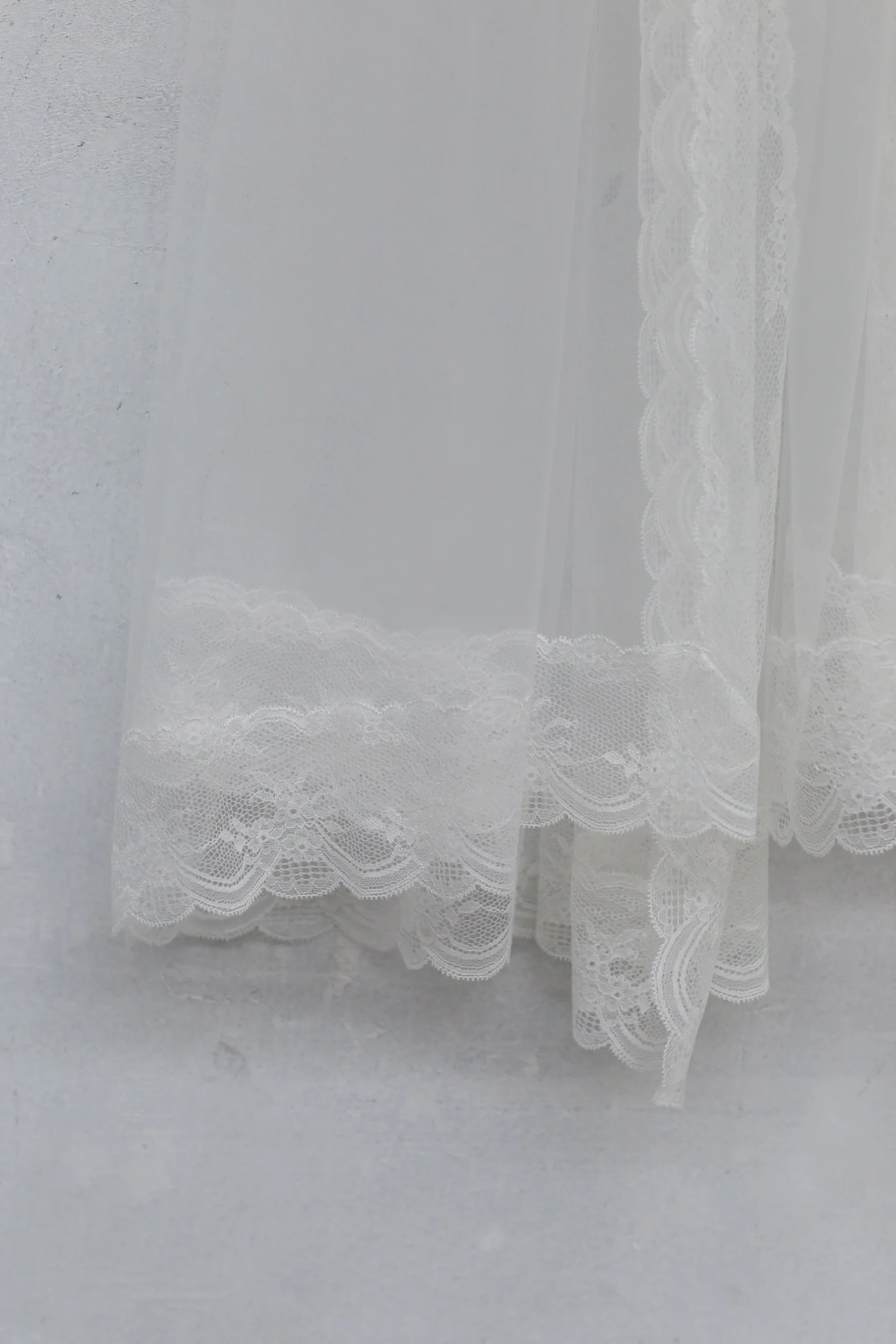 Facetasm grid lace lace scarf YA-AC-W03 - Image 3