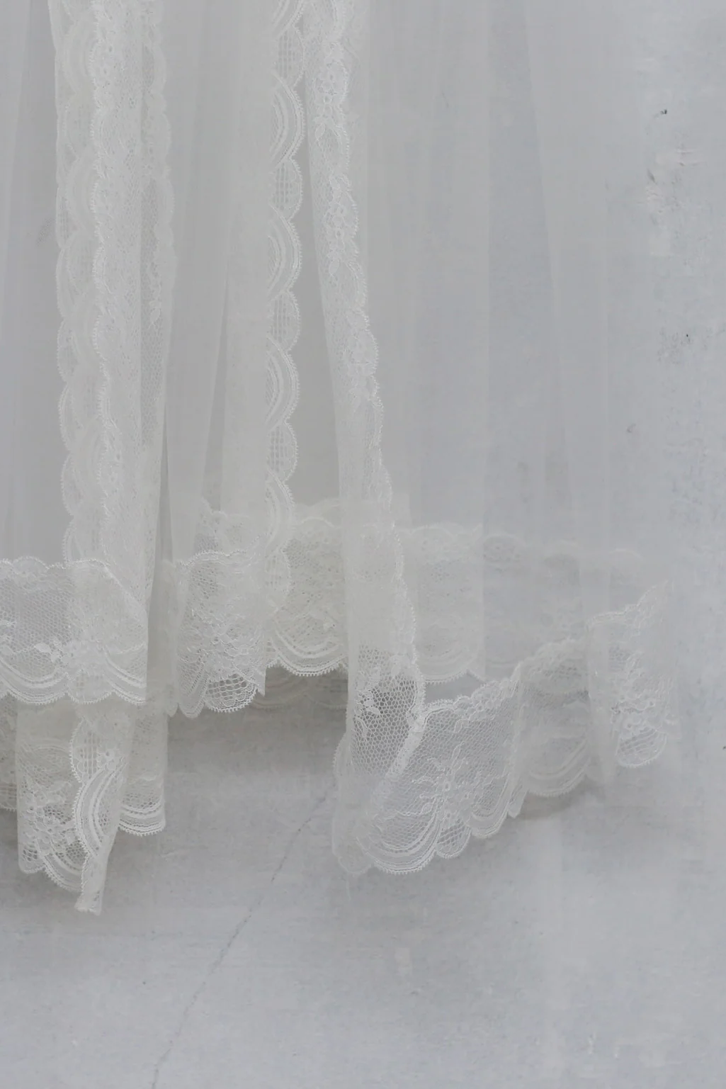 Facetasm grid lace lace scarf YA-AC-W03 - Image 4