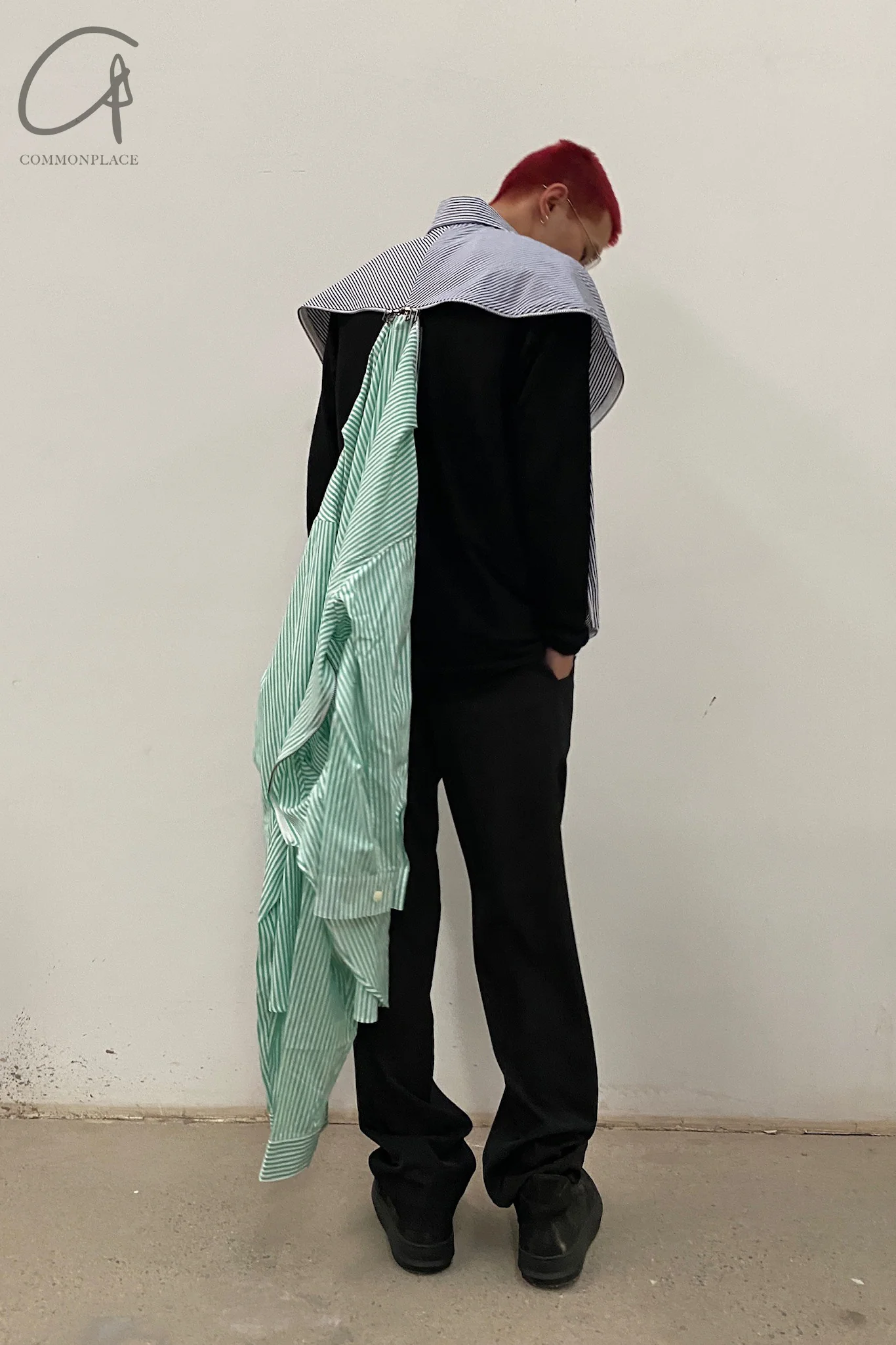 FACETASM High and Low Zip Four Sleeve Shirt MIMI-SH-U01 - Image 18