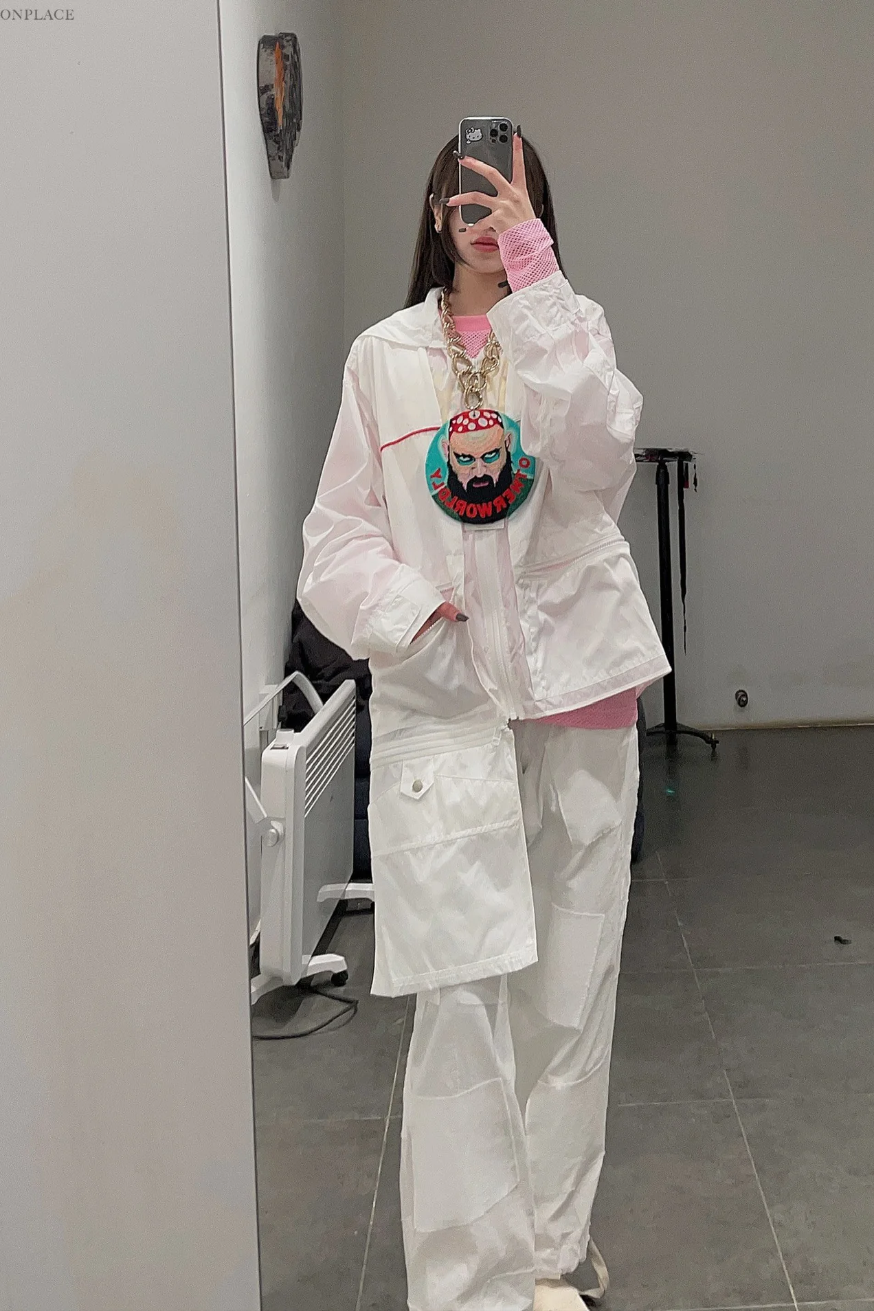 FACETASM Layered trench coat MIMI-JK-M06 white - Image 22