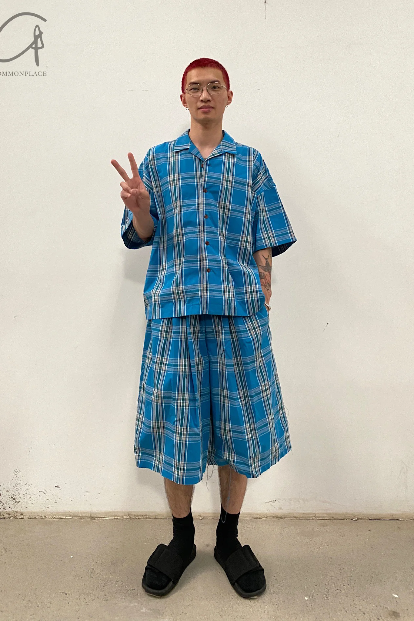 FACETASM plaid large shirt MIMI-SH-U04 - Image 4