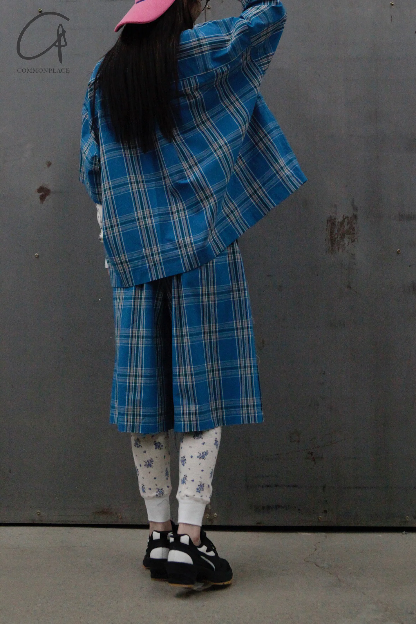 FACETASM plaid shorts MIMI-PT-U03 blue - Image 5