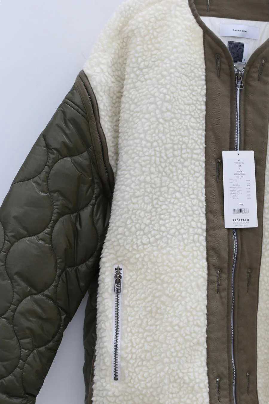 FACETASM wool splicing jacket TOF-JK-M06 - Image 2