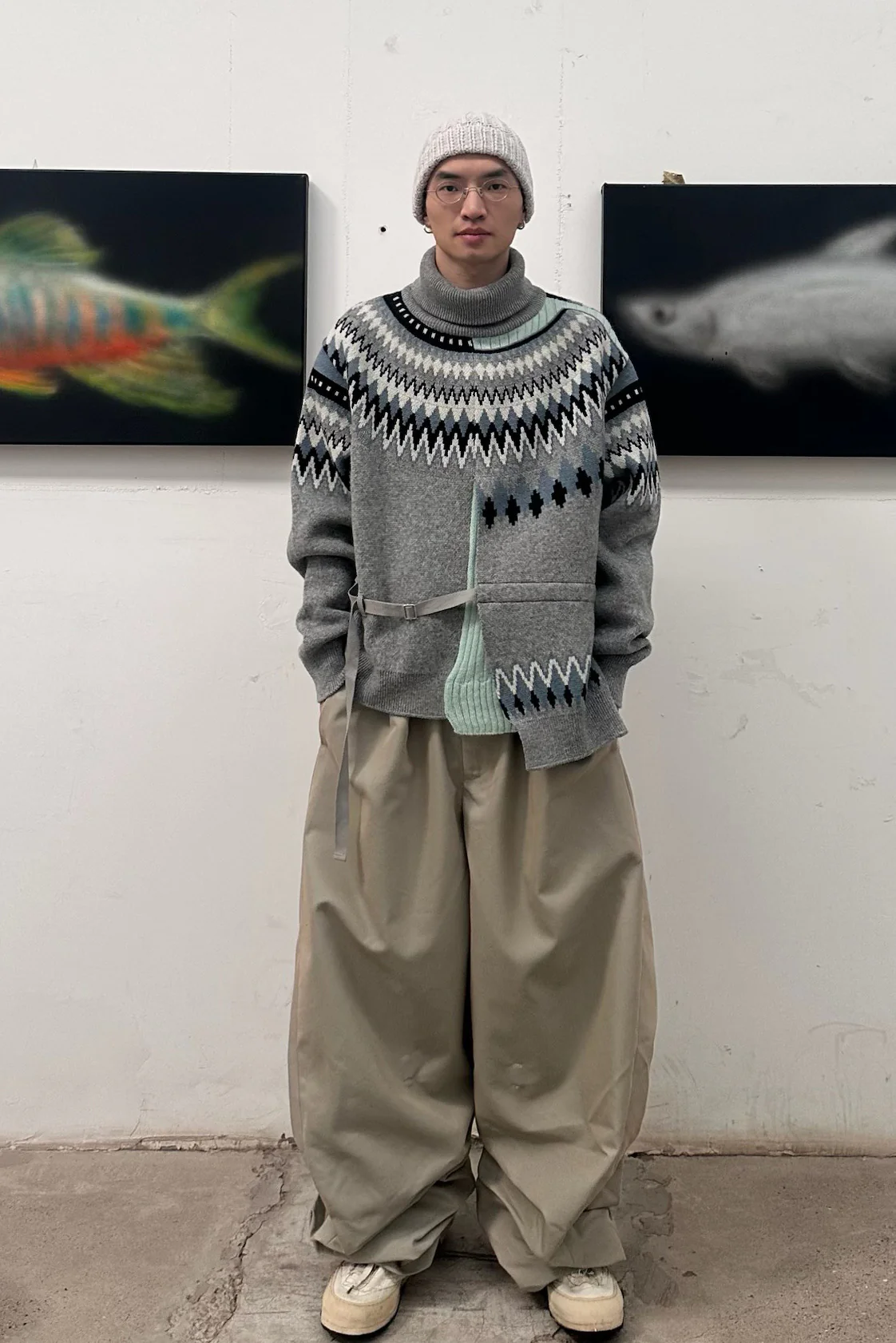 FACETASM wool sweater MKS-KN-U03 - Image 7