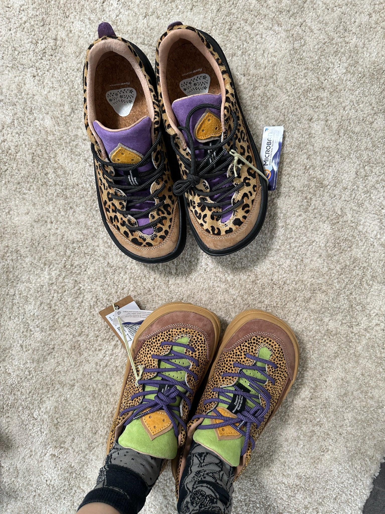Flower Mountain/山雾花野 Fami Family Pack Casual Shoes FM-FM108035-HSZ Floral Brown (FM108032) - Image 5