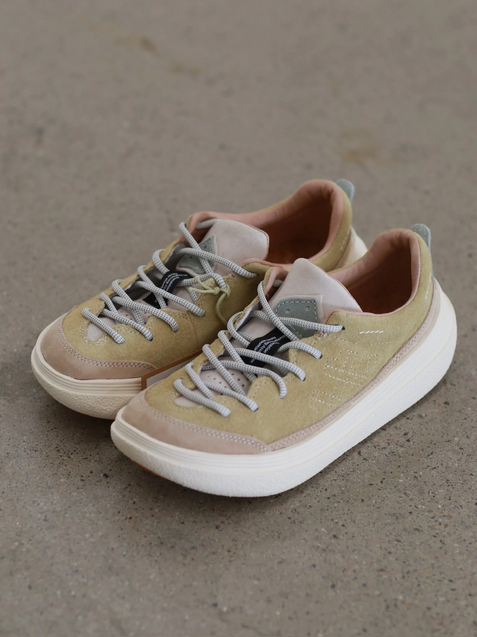Flower Mountain/Hanayama Fami Family Casual Shoes FM-FM108038-XTPWHMB New Camel/Pampas Yellow/Beige (FM108032) - Image 3