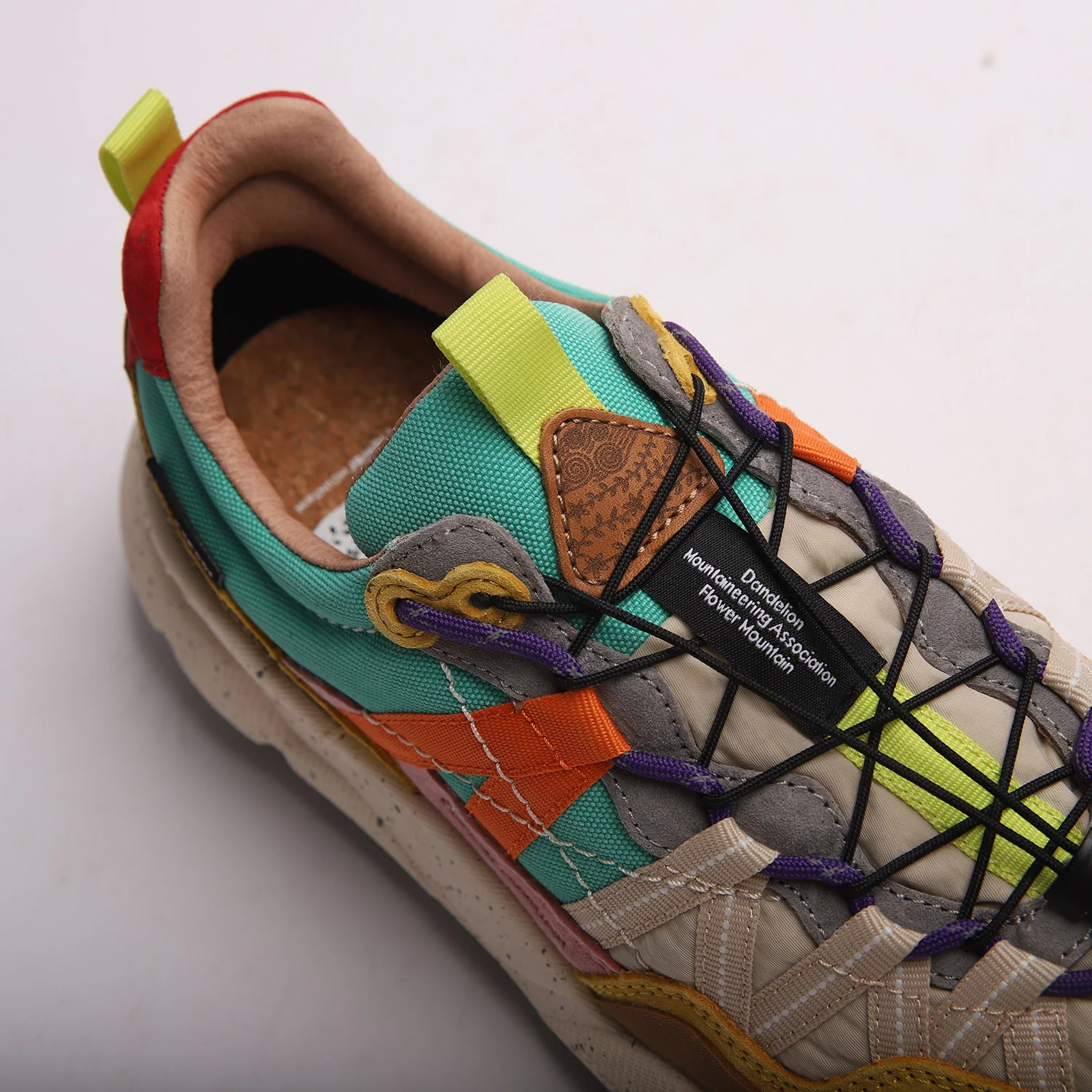 Flower Mountain/IWANO 2 Iwano 2 Off-White Sneakers FM-FM100021-YMHYHFL Corn Yellow/Cherry Blossom Pink/Blue - Image 7