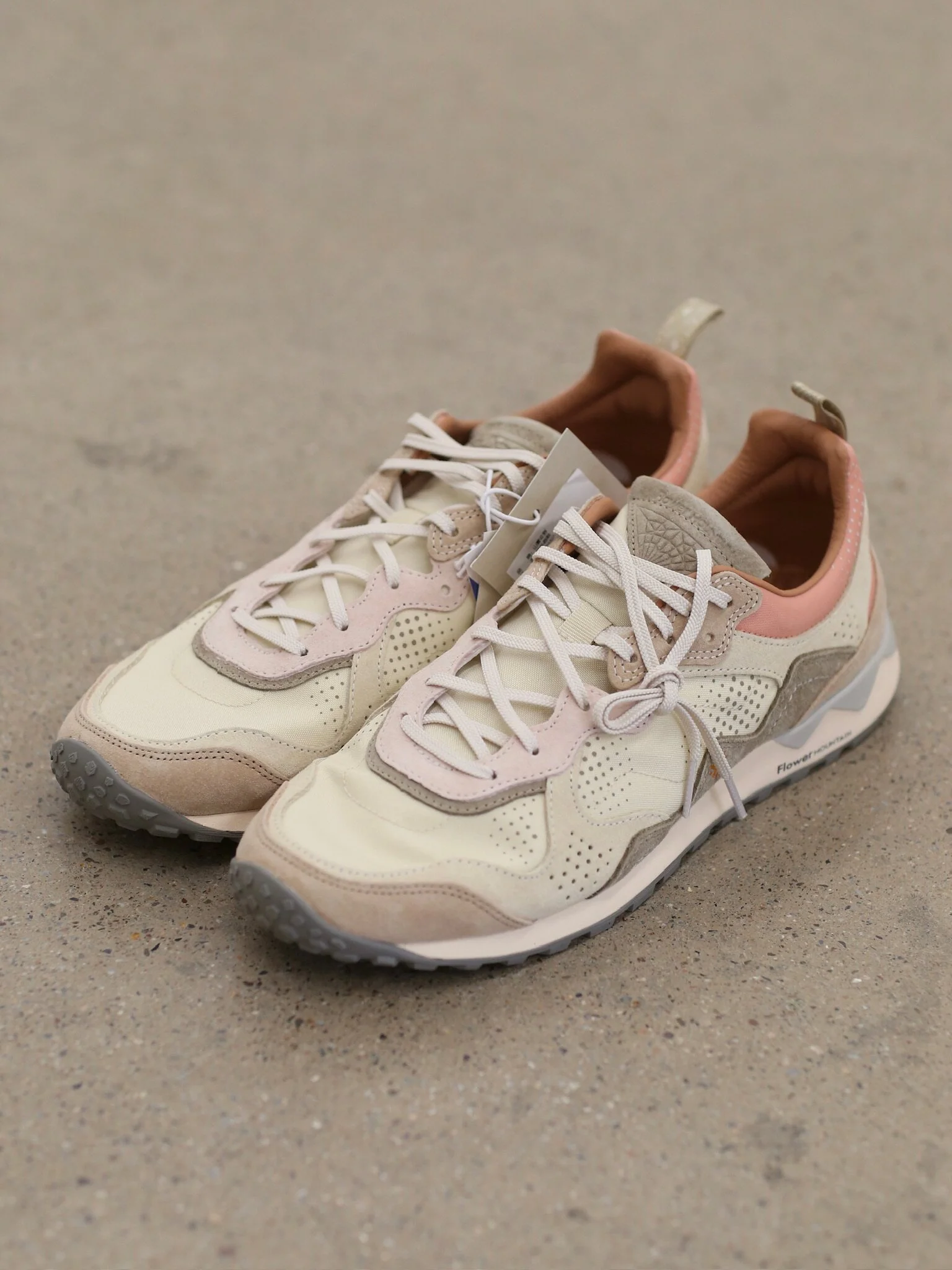 Flower Mountain/Mountain Mist Flower Wild Pure Pu'er 10th Anniversary Sneakers FM-FM122005-XTQHLXH New Camel/Light Gray-Green/Apricot Yellow - Image 4