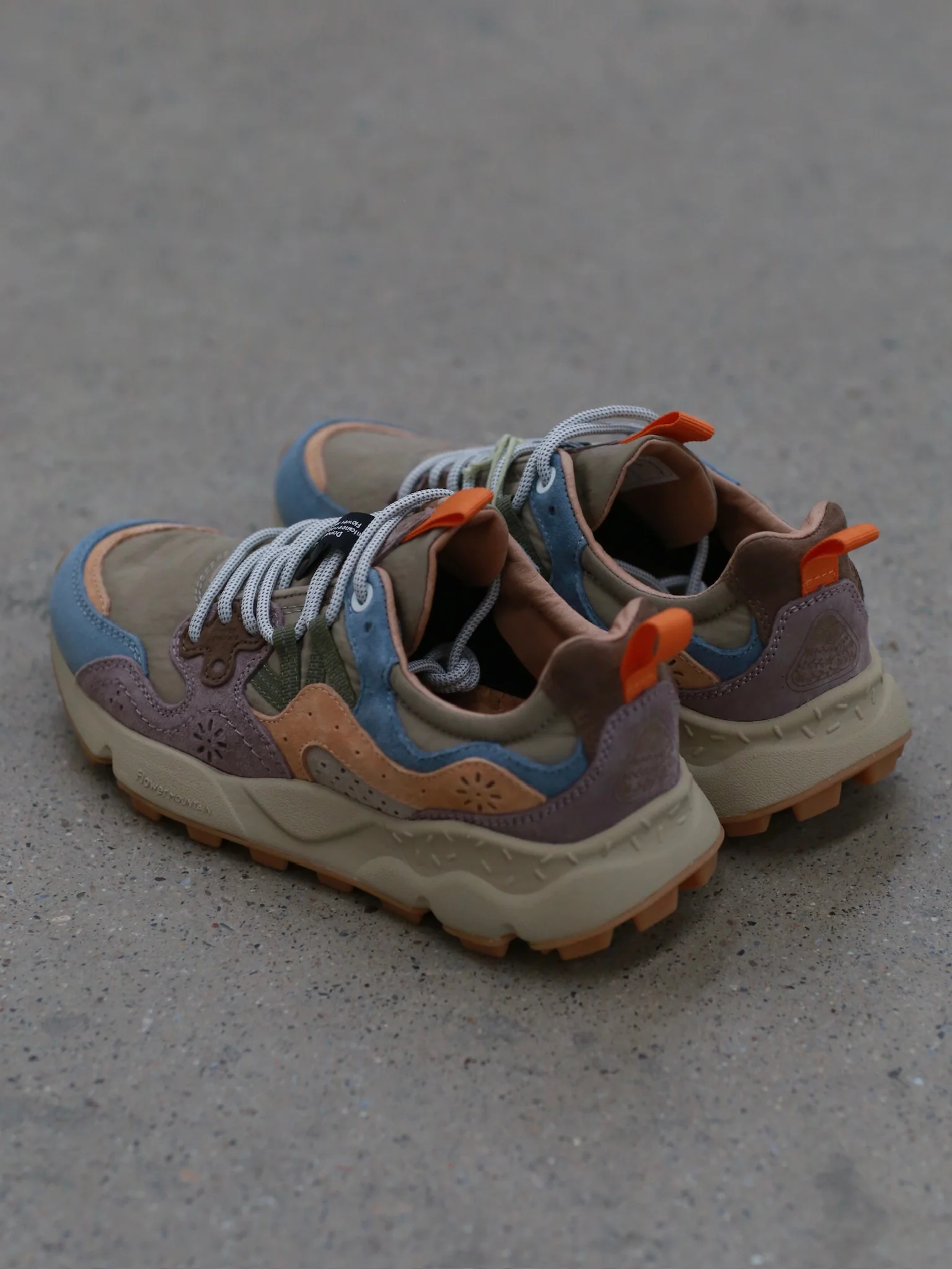 Flower Mountain/YAMANO 3 Hiking Shoes Series FM-FM63658-XALXYZ (Apricot/Dark Blue/Lilac) (FM63568) - Image 3