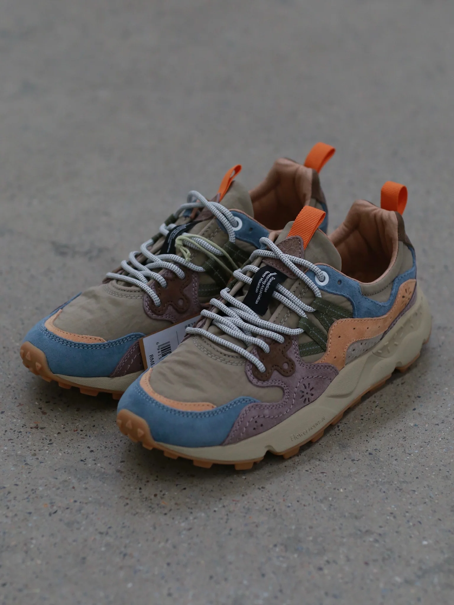 Flower Mountain/YAMANO 3 Hiking Shoes Series FM-FM63658-XALXYZ (Apricot/Dark Blue/Lilac) (FM63568) - Image 4