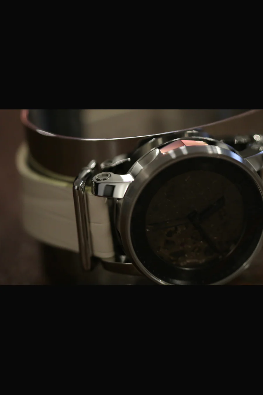 fob paris REHAB 360 Hexagon Silver Cuff Metal Band Watch R360C-04/XHEX- 01/R360S-109 - Image 4