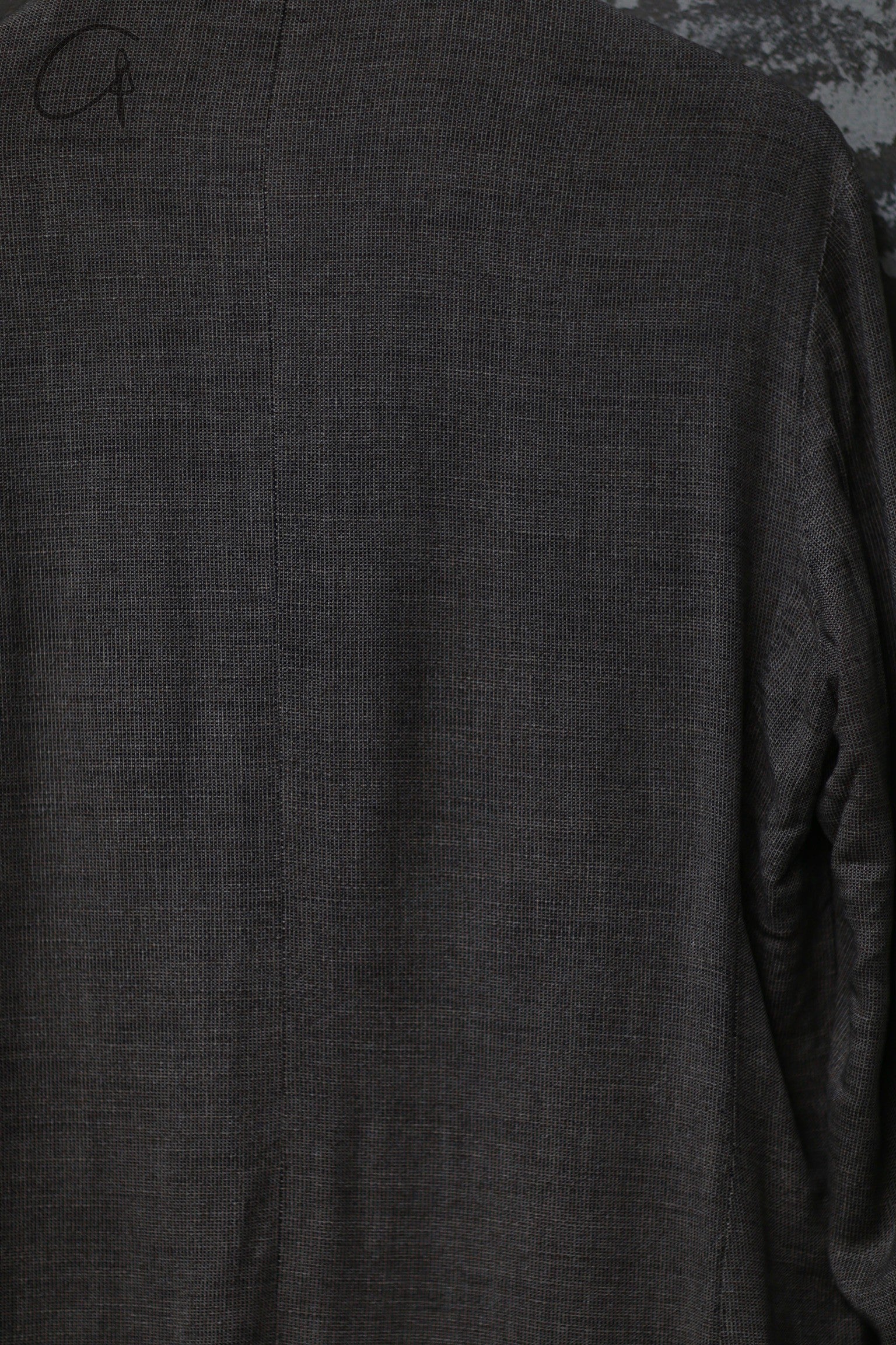 GEOFFREY B SMALL button notch lapel draped jacket GBS-EV7WJ13-MIHUI beige/grey - Image 3