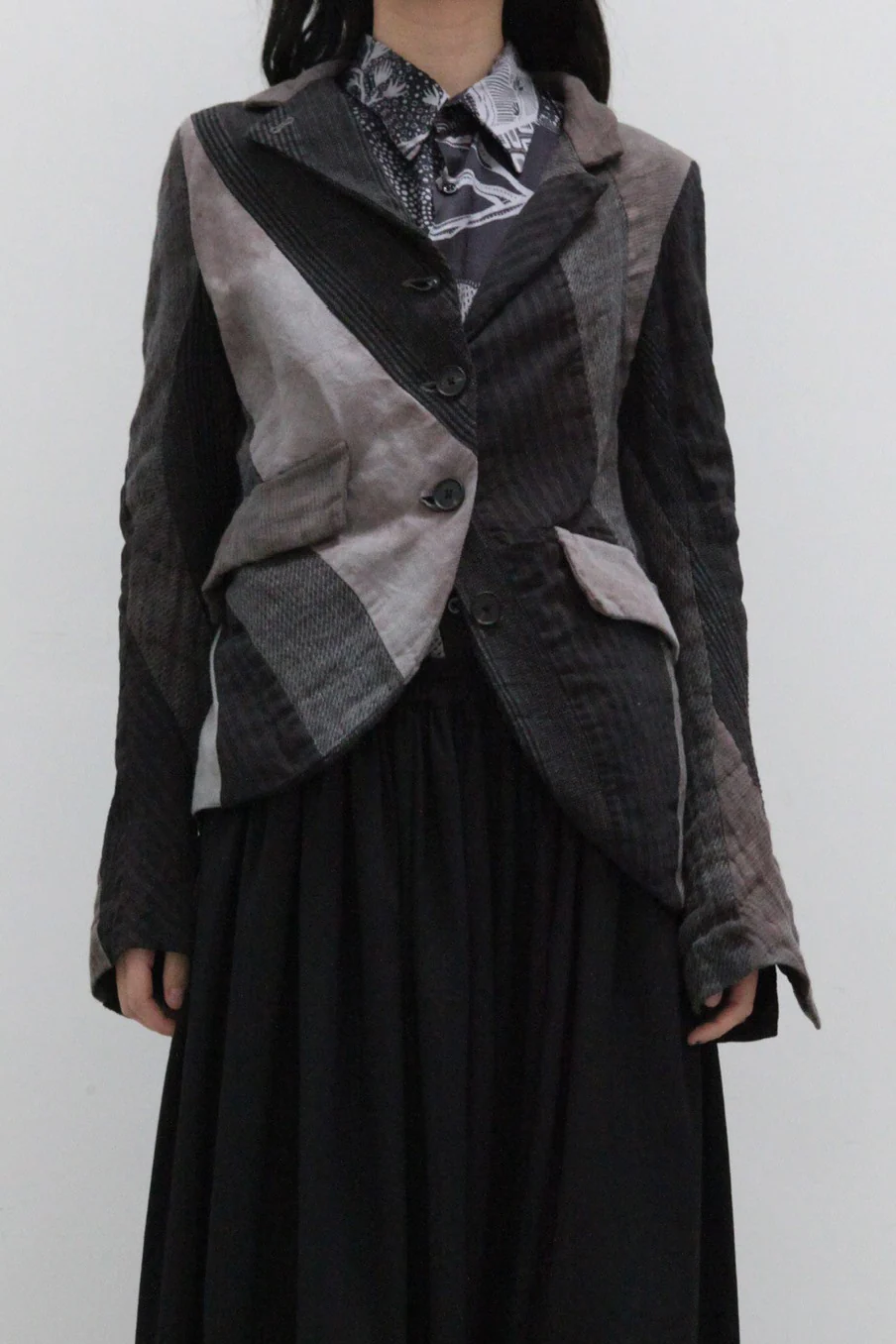 GEOFFREY B. SMALL dark gray patch jacket CLWJ01