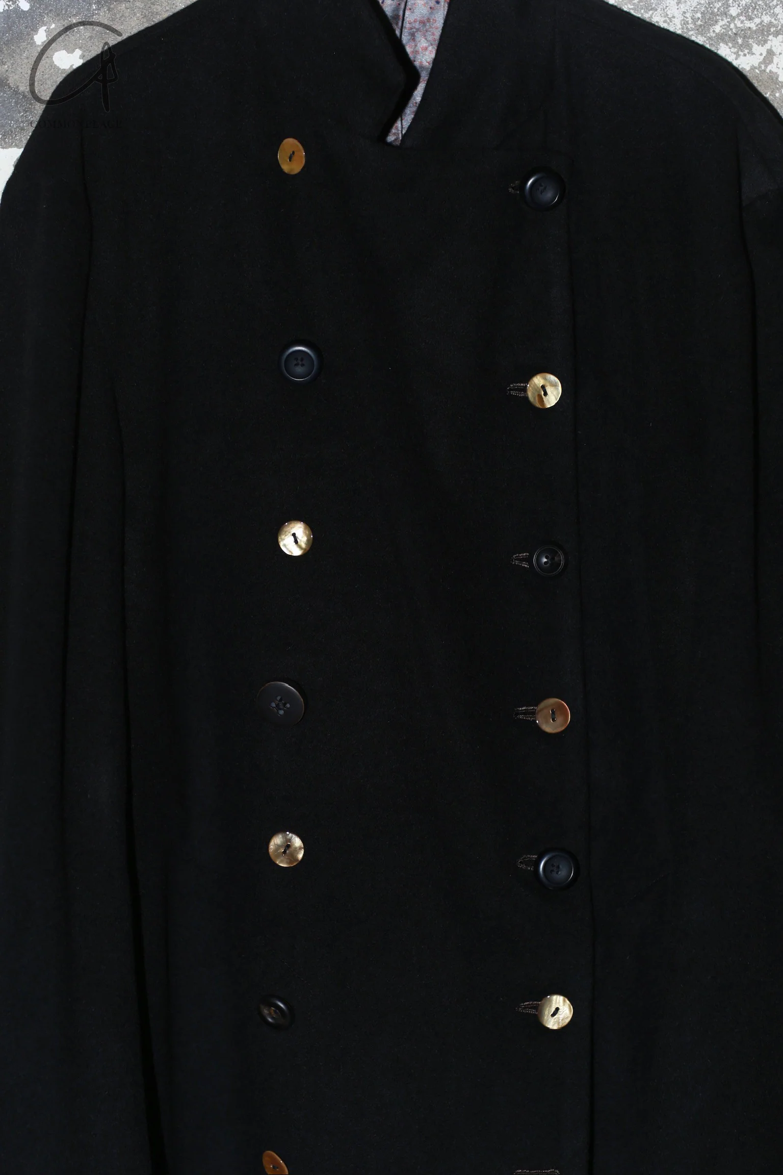GEOFFREY B. SMALL Double-breasted cashmere jacket Silk printed lining Unisex GBS-MMJ06special3-HEI MMJ06 Color 8 - Image 2