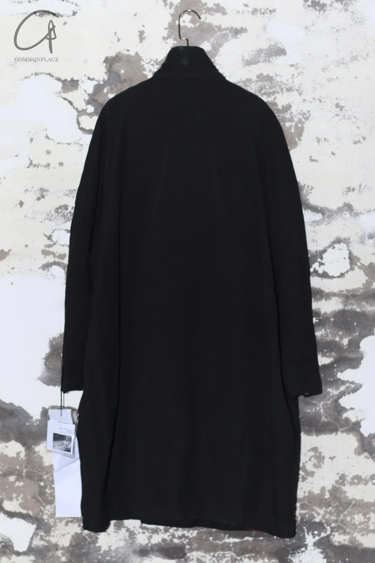 GEOFFREY B SMALL Double-breasted lapel coat GBS-EV7WC02-RH-F Dyed black - Image 4