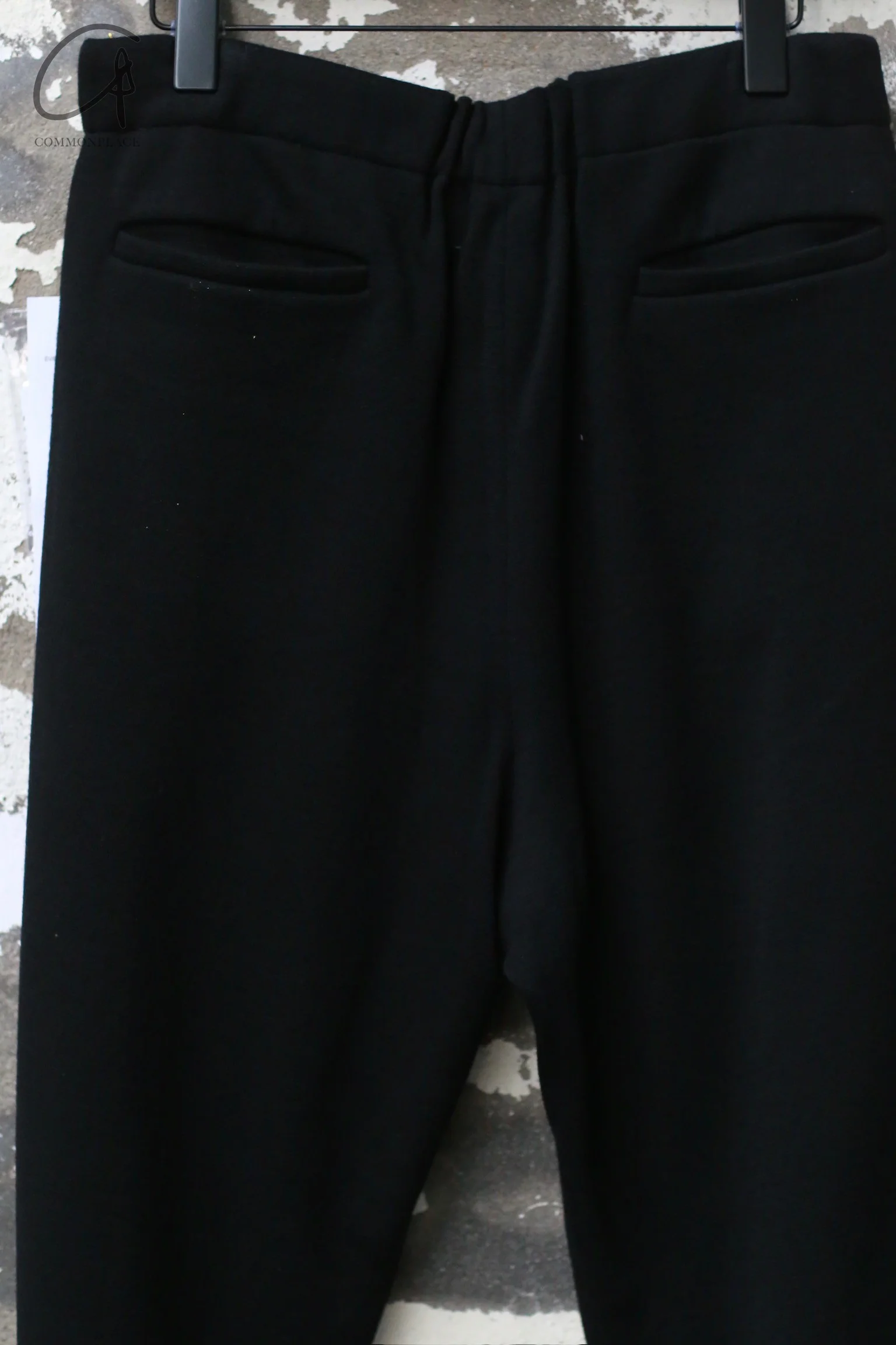 GEOFFREY B. SMALL elastic waist drawstring pants GBS-EV6P01-HEI black - Image 3