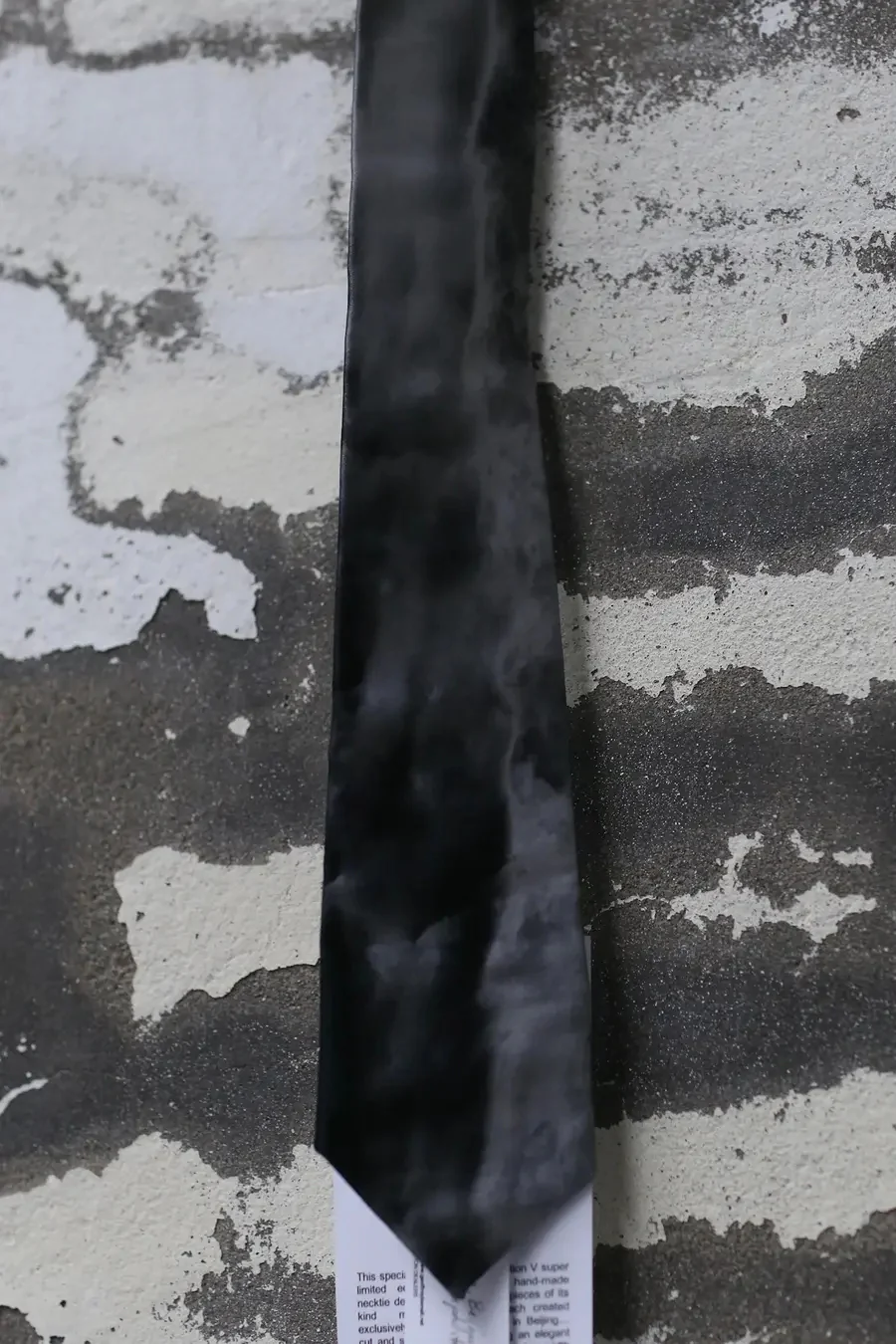GEOFFREY B. SMALL Gray Moire Tie CLA03 - Image 3
