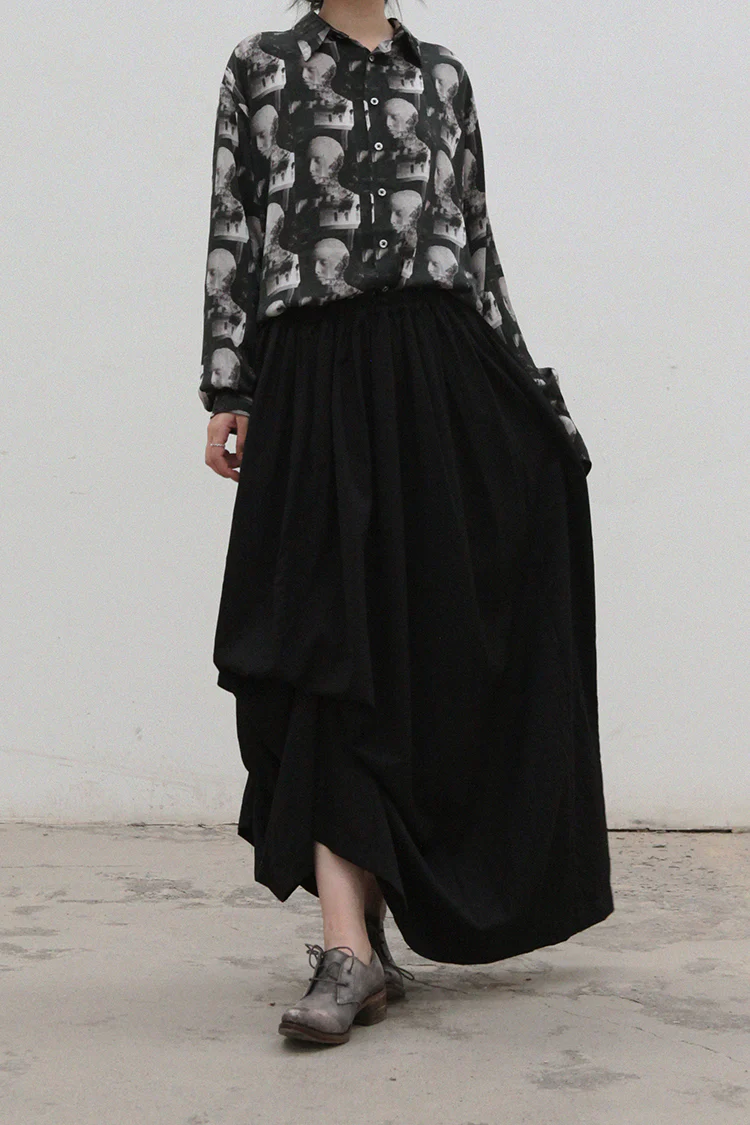GEOFFREY B. SMALL Hand-made women's short skirt SEWG09 - Image 3
