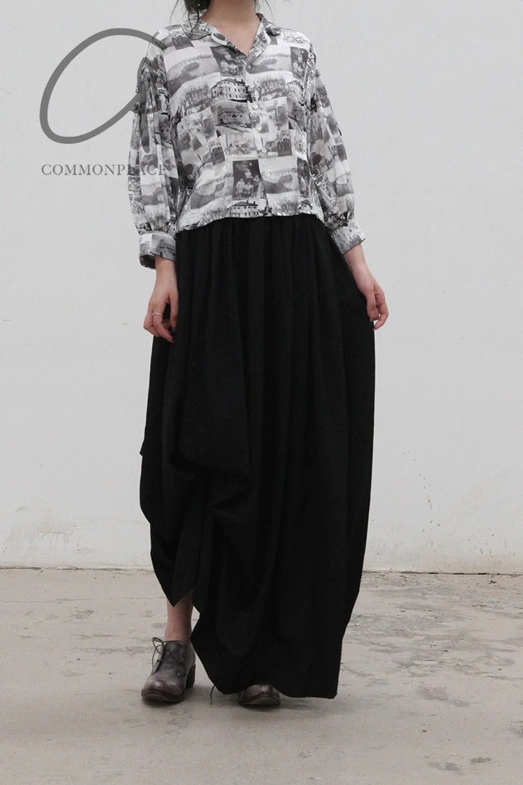 GEOFFREY B. SMALL Hand-made women's short skirt SEWG09 - Image 32
