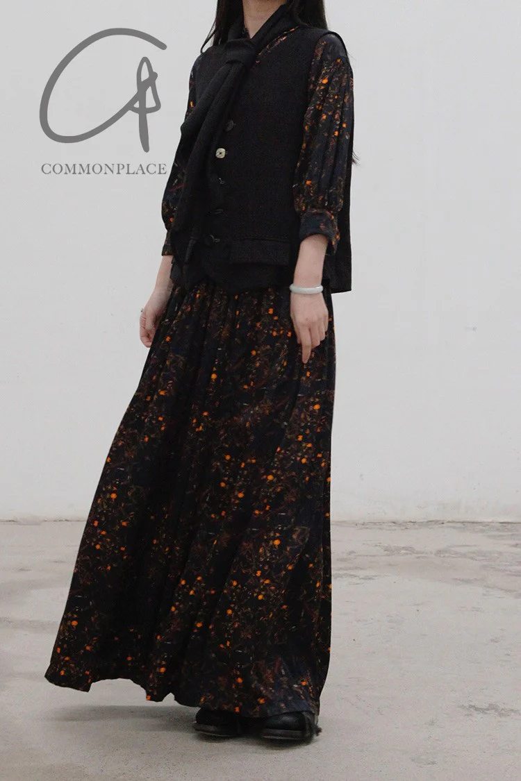 GEOFFREY B. SMALL Hand-made work skirt with elastic waistband RNWG01 - Image 8