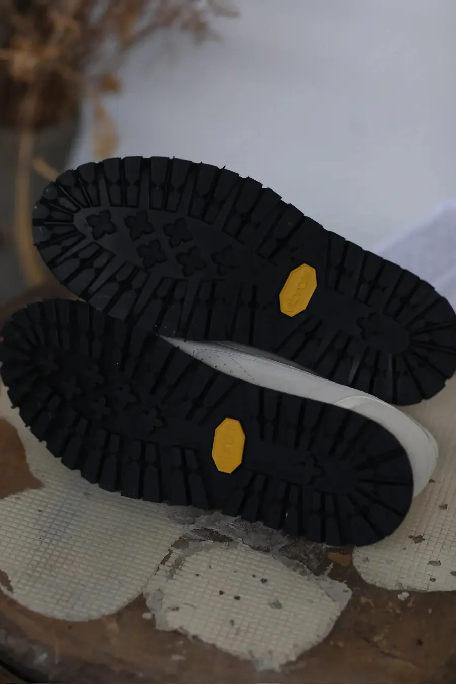 GEOFFREY B. SMALL handmade G.Rebesco paneled cycling shoes RNZ13.2 white suede upper PGBS4 - Image 4