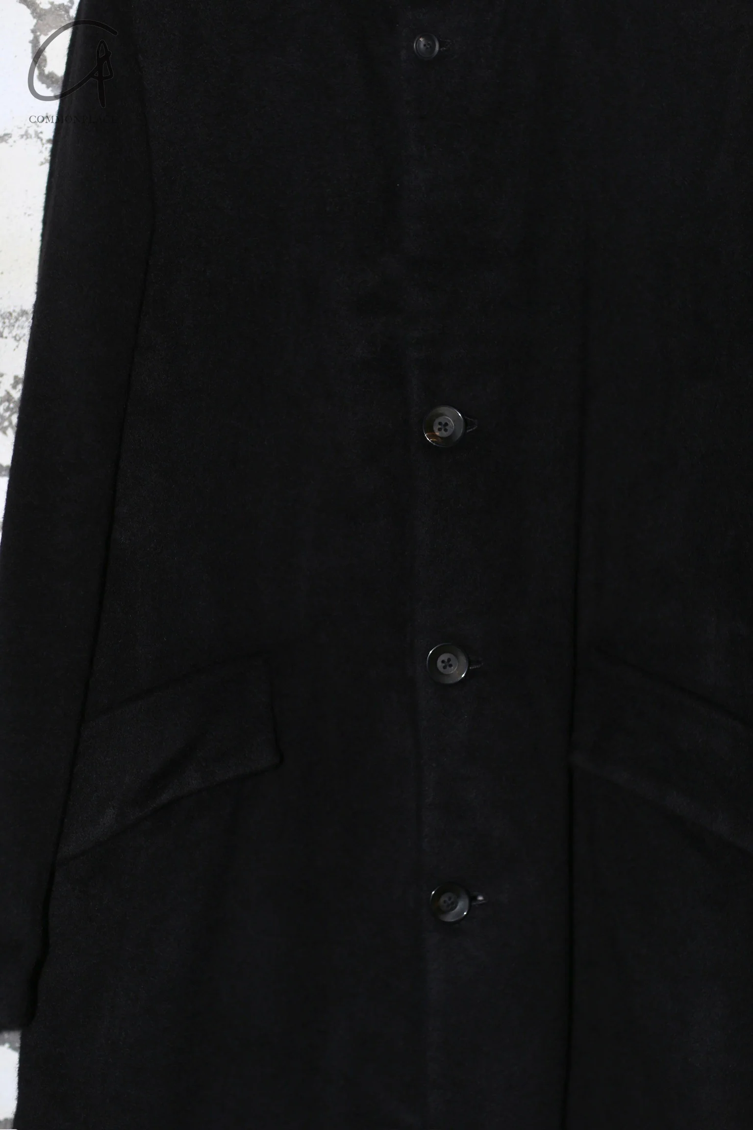 GEOFFREY B. SMALL Handmade pure Ara cashmere 3-layer fully lined jacket Italy GBS-EV6C05special2-HEI Black/black rose floral print lining EV6C05 - Image 4