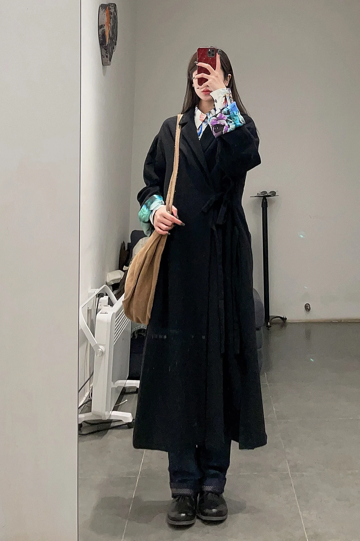 GEOFFREY B. SMALL Lapel Long Fully Lined Kimono ESWJ04 Purple Blue Lining 2 Ronin Flower - Image 12