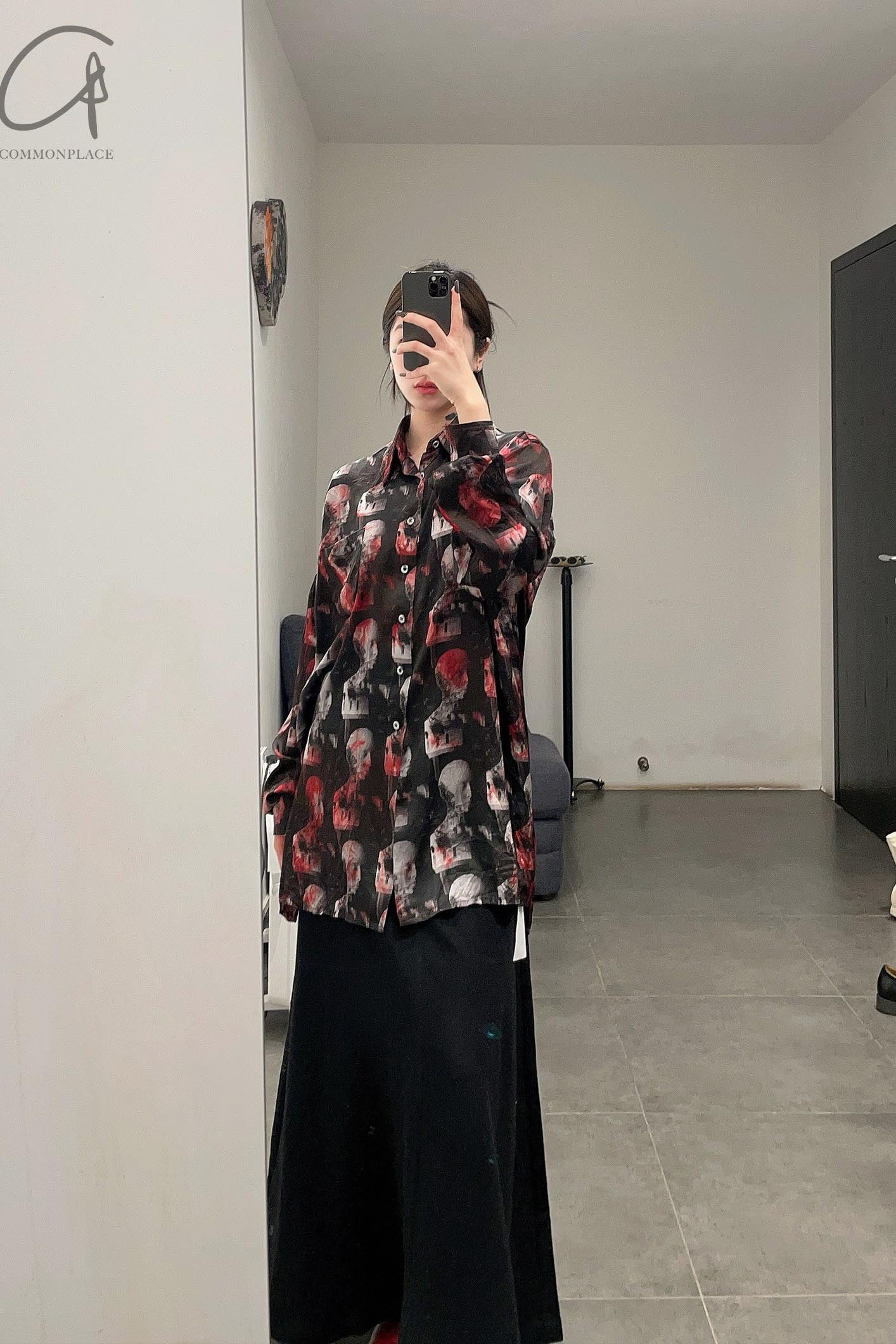 GEOFFREY B. SMALL Heavy Silk Lining Collection V Unisex GBS-CVS06-RHYH Church Dyed Red Print Tie Dye PGBS3 - Image 15