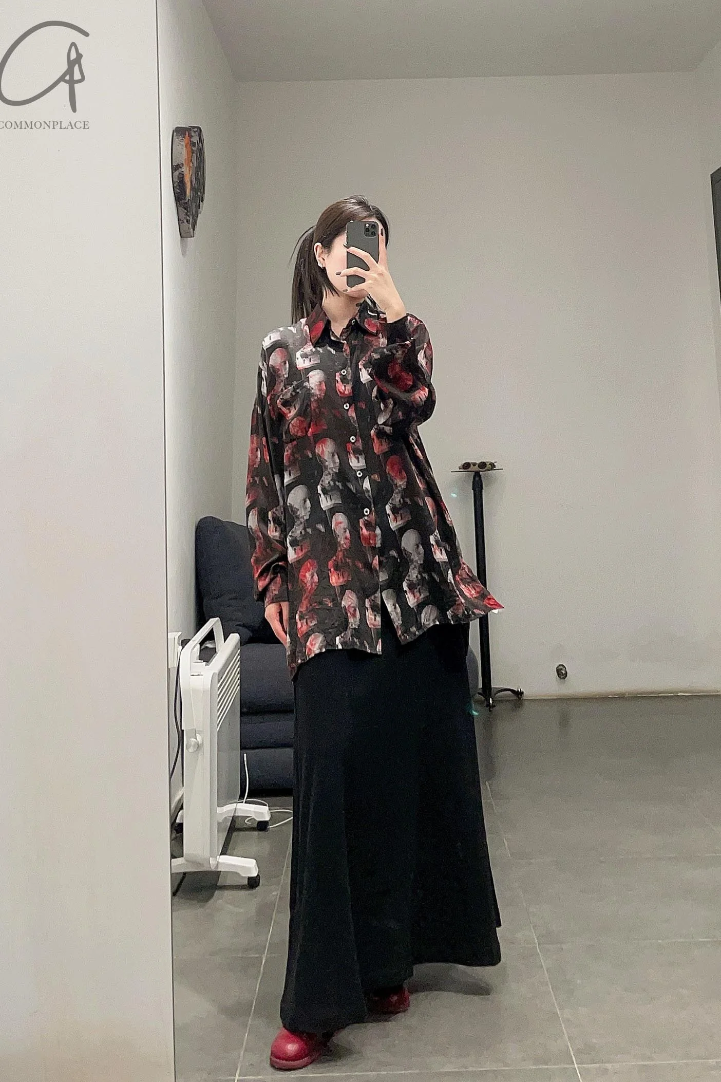 GEOFFREY B. SMALL Heavy Silk Lining Collection V Unisex GBS-CVS06-RHYH Church Dyed Red Print Tie Dye PGBS3 - Image 16