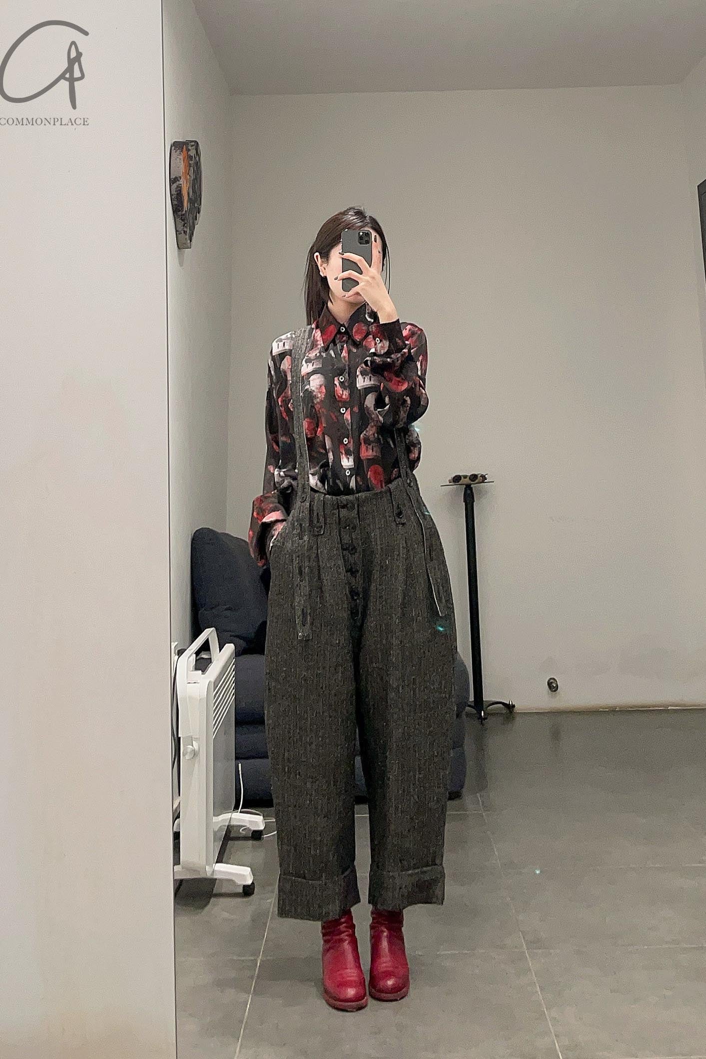 GEOFFREY B. SMALL Heavy Silk Lining Collection V Unisex GBS-CVS06-RHYH Church Dyed Red Print Tie Dye PGBS3 - Image 17