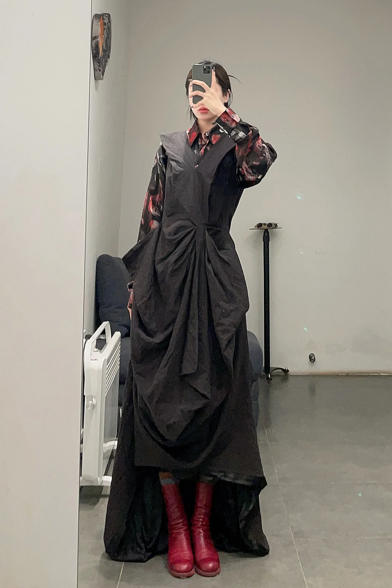 GEOFFREY B. SMALL Heavy Silk Lining Collection V Unisex GBS-CVS06-RHYH Church Dyed Red Print Tie Dye PGBS3 - Image 20