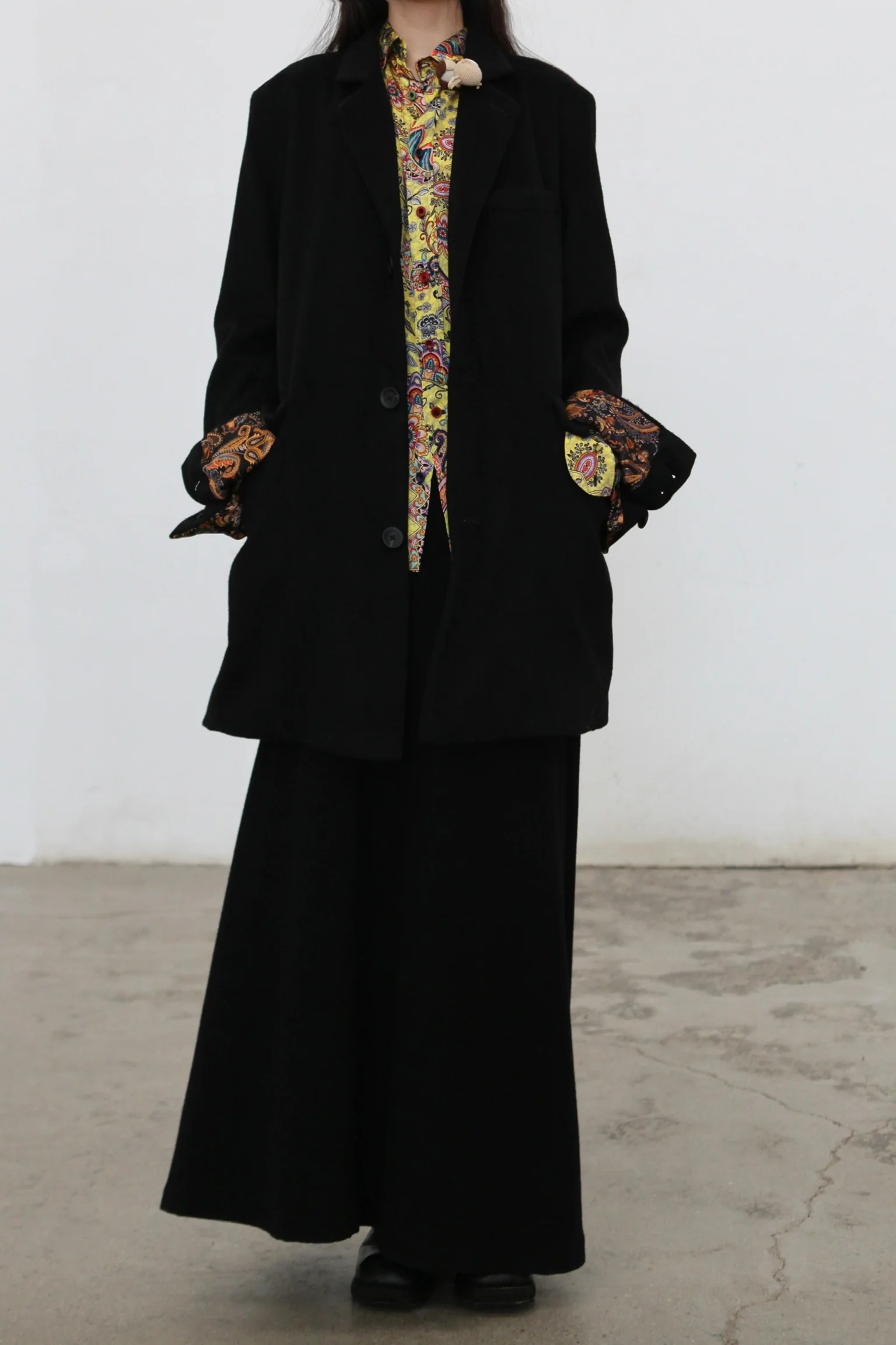 GEOFFREY B. SMALL Loose-fit jacket Italy GBS-EV6C01special-HEI Black EV6C01special - Image 7